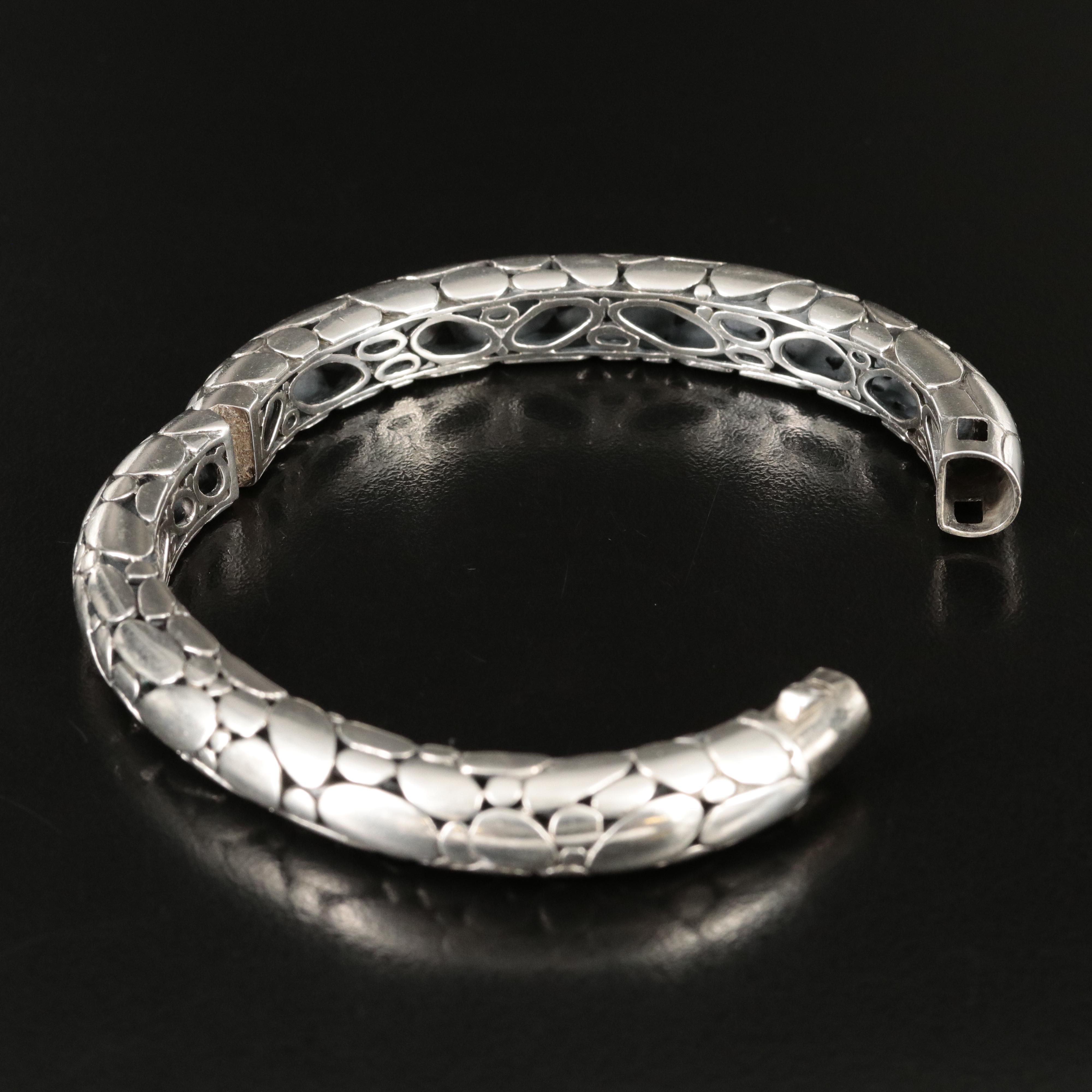 John Hardy "Kali" Sterling Hinged Bangle