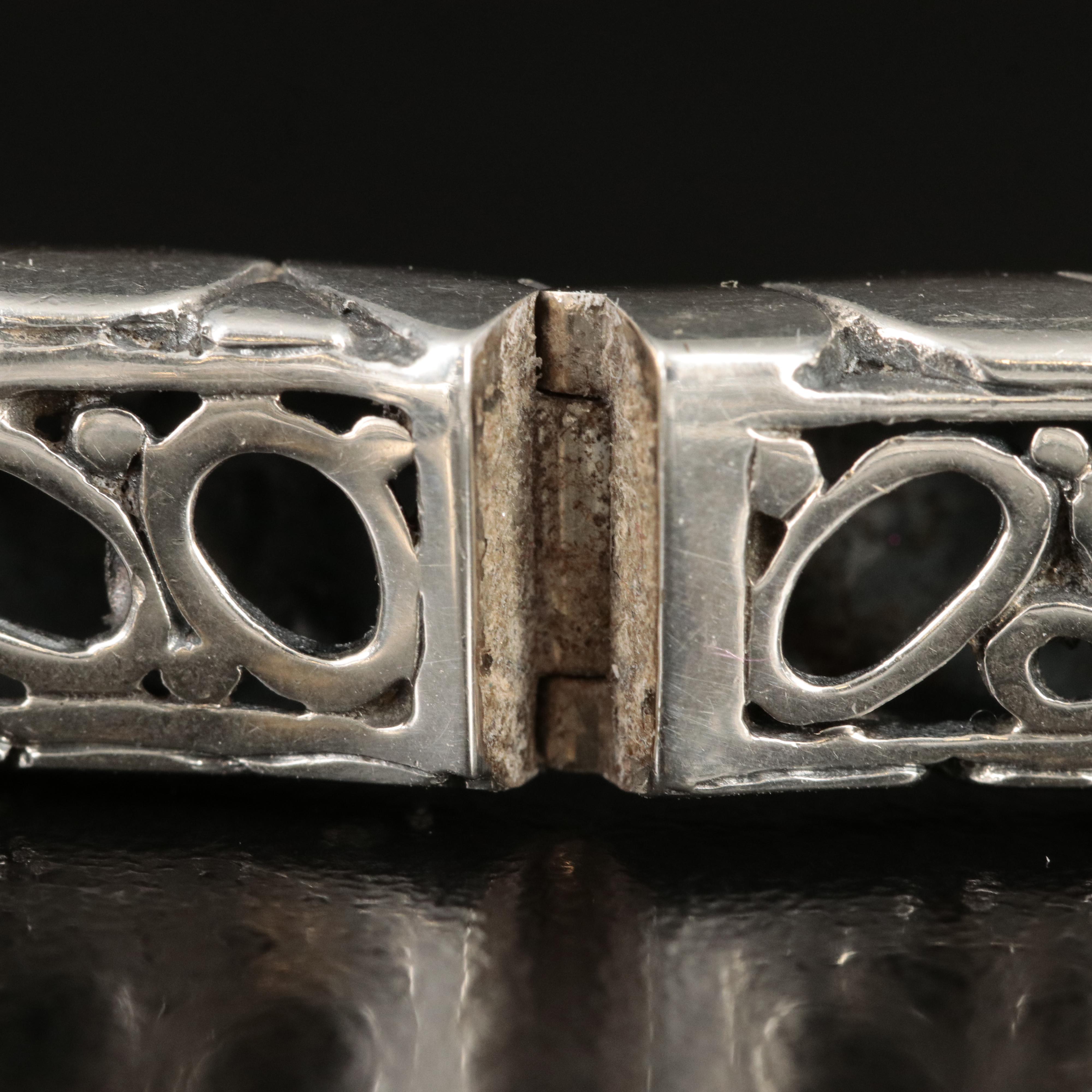 John Hardy "Kali" Sterling Hinged Bangle