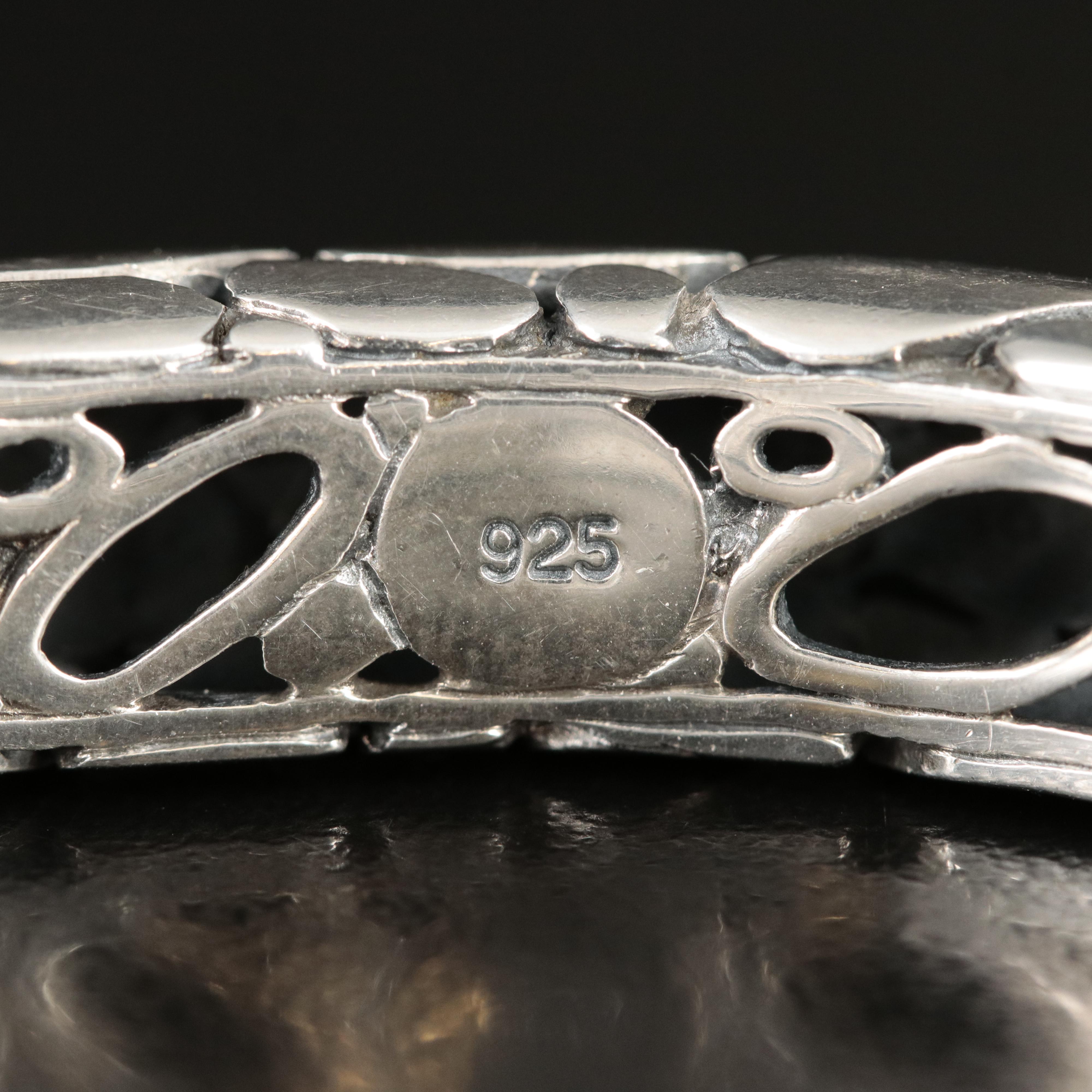 John Hardy "Kali" Sterling Hinged Bangle