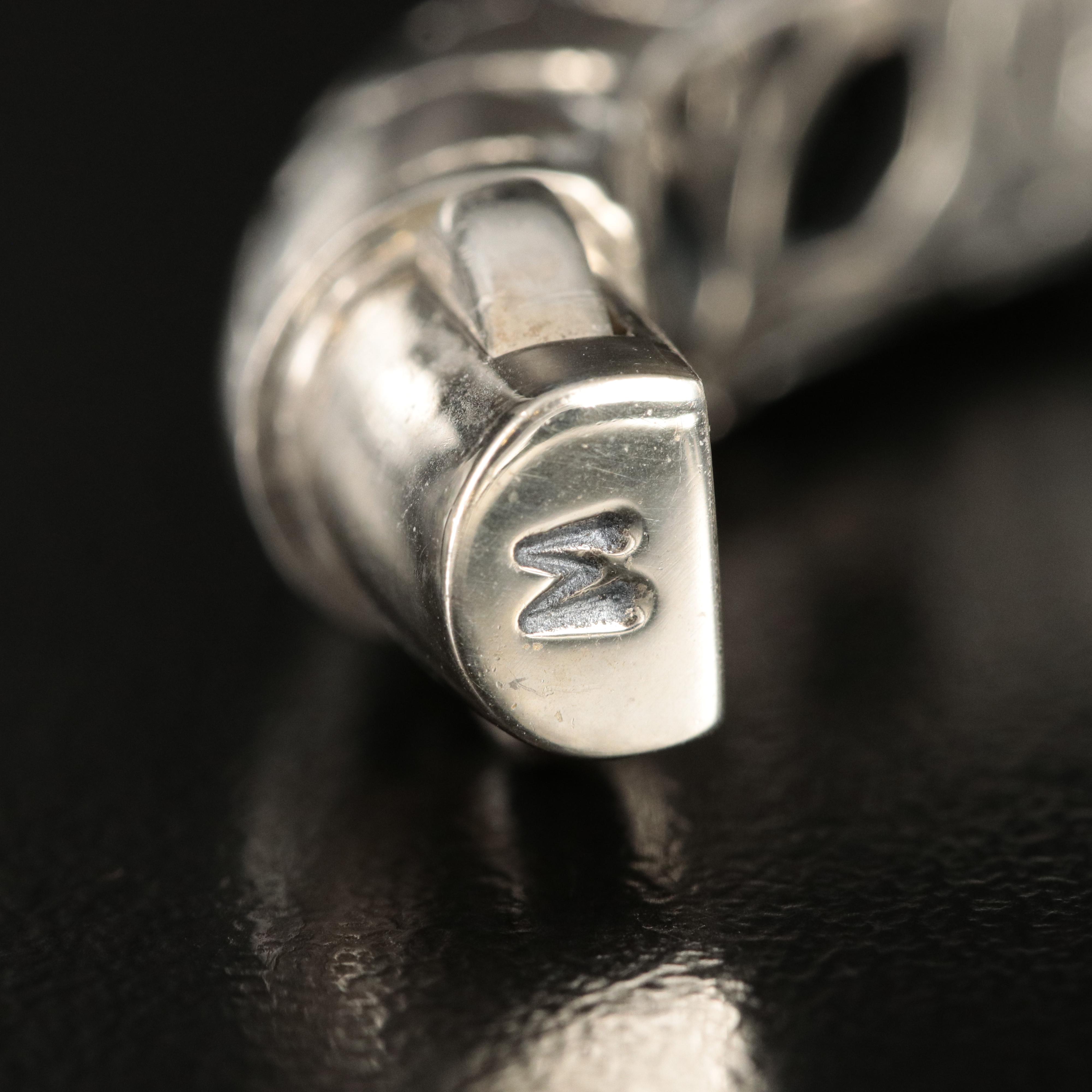 John Hardy "Kali" Sterling Hinged Bangle