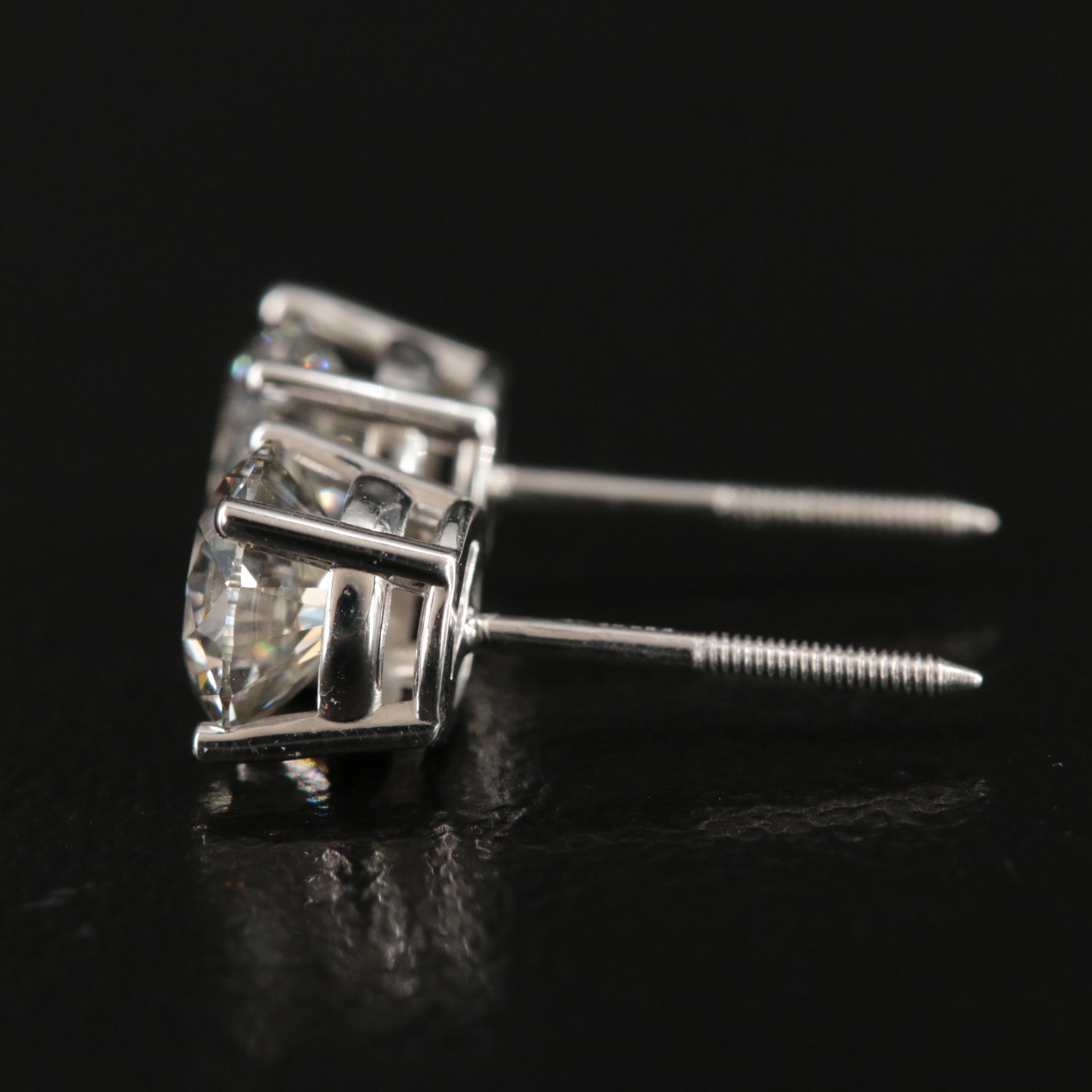 14K 1.44 CTW Lab Grown Diamond Stud Earrings