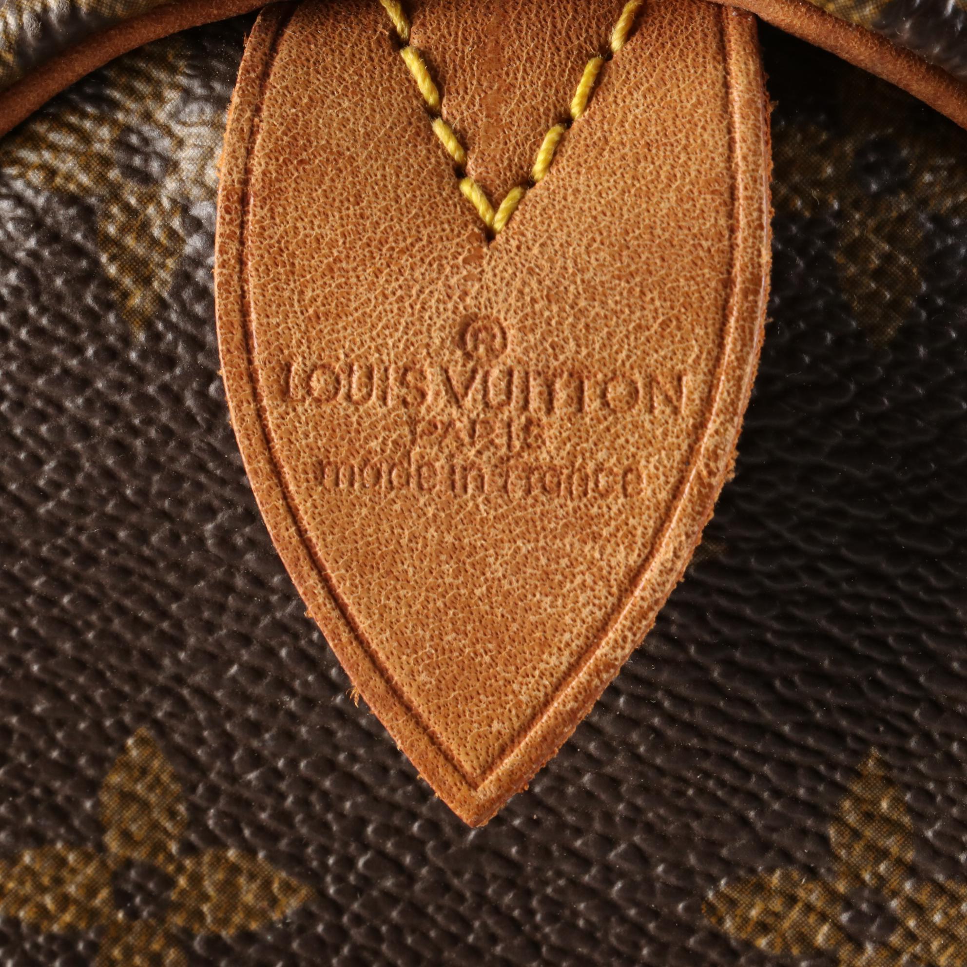 Louis Vuitton Speedy 30 in Monogram Canvas and Vachetta Leather