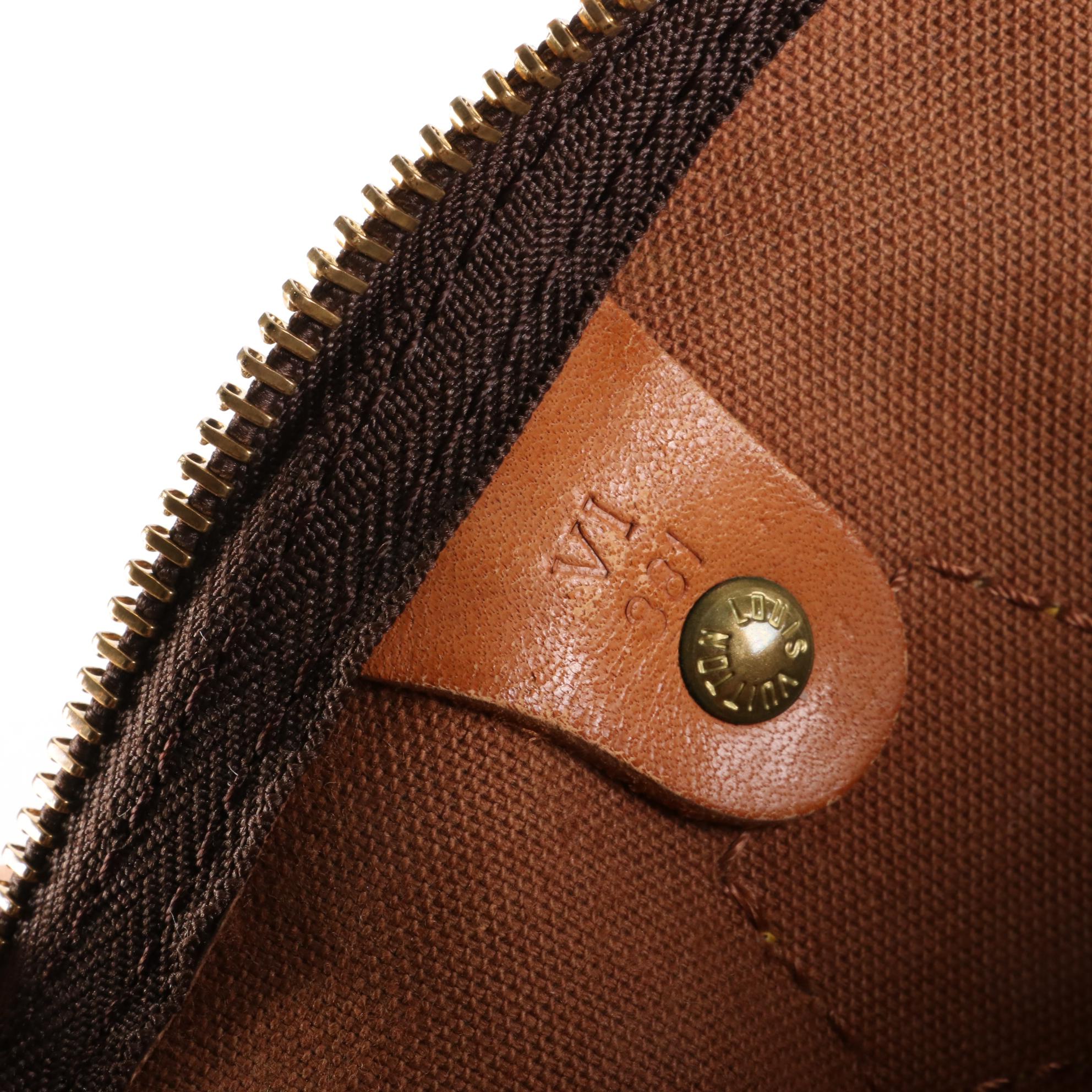 Louis Vuitton Speedy 30 in Monogram Canvas and Vachetta Leather