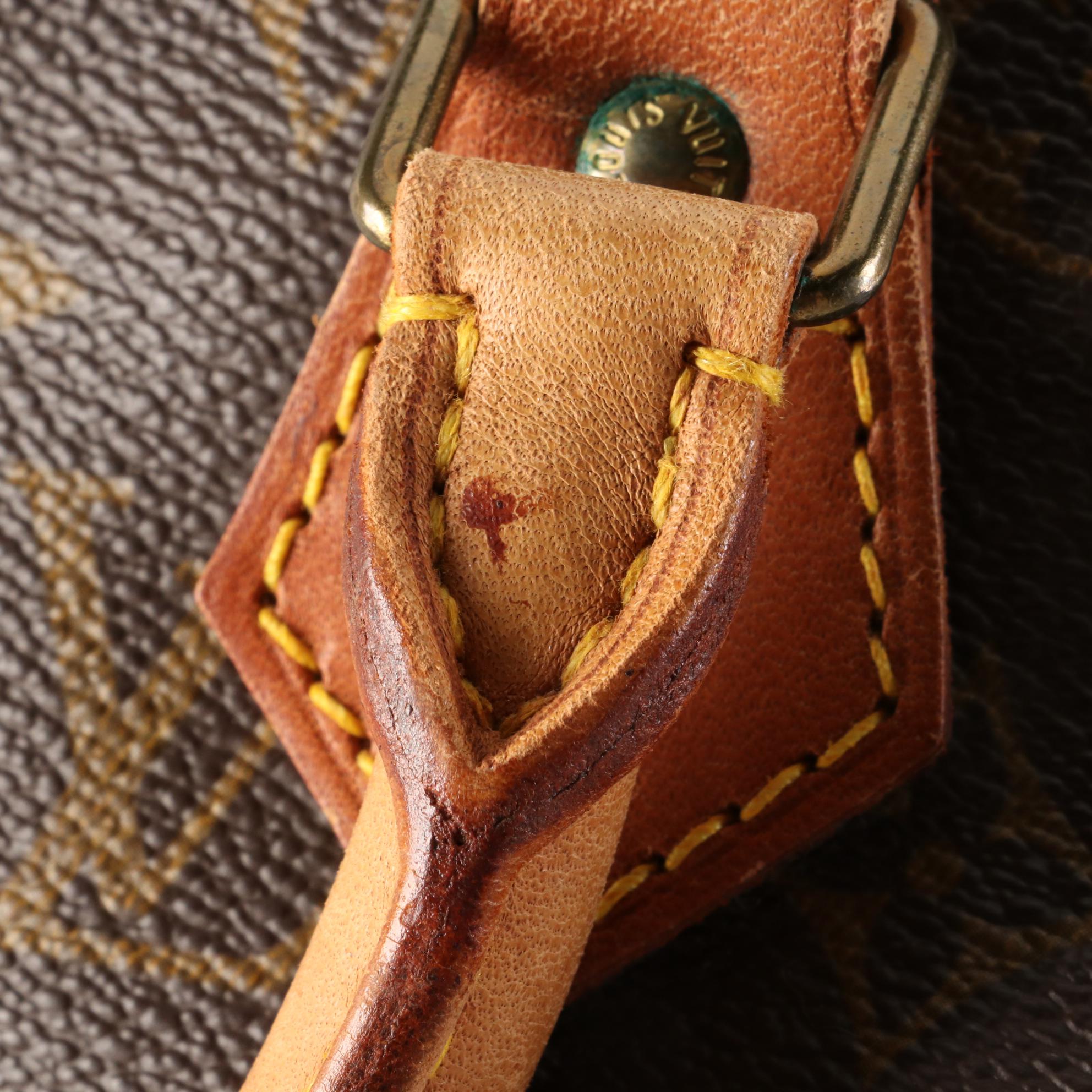 Louis Vuitton Speedy 30 in Monogram Canvas and Vachetta Leather