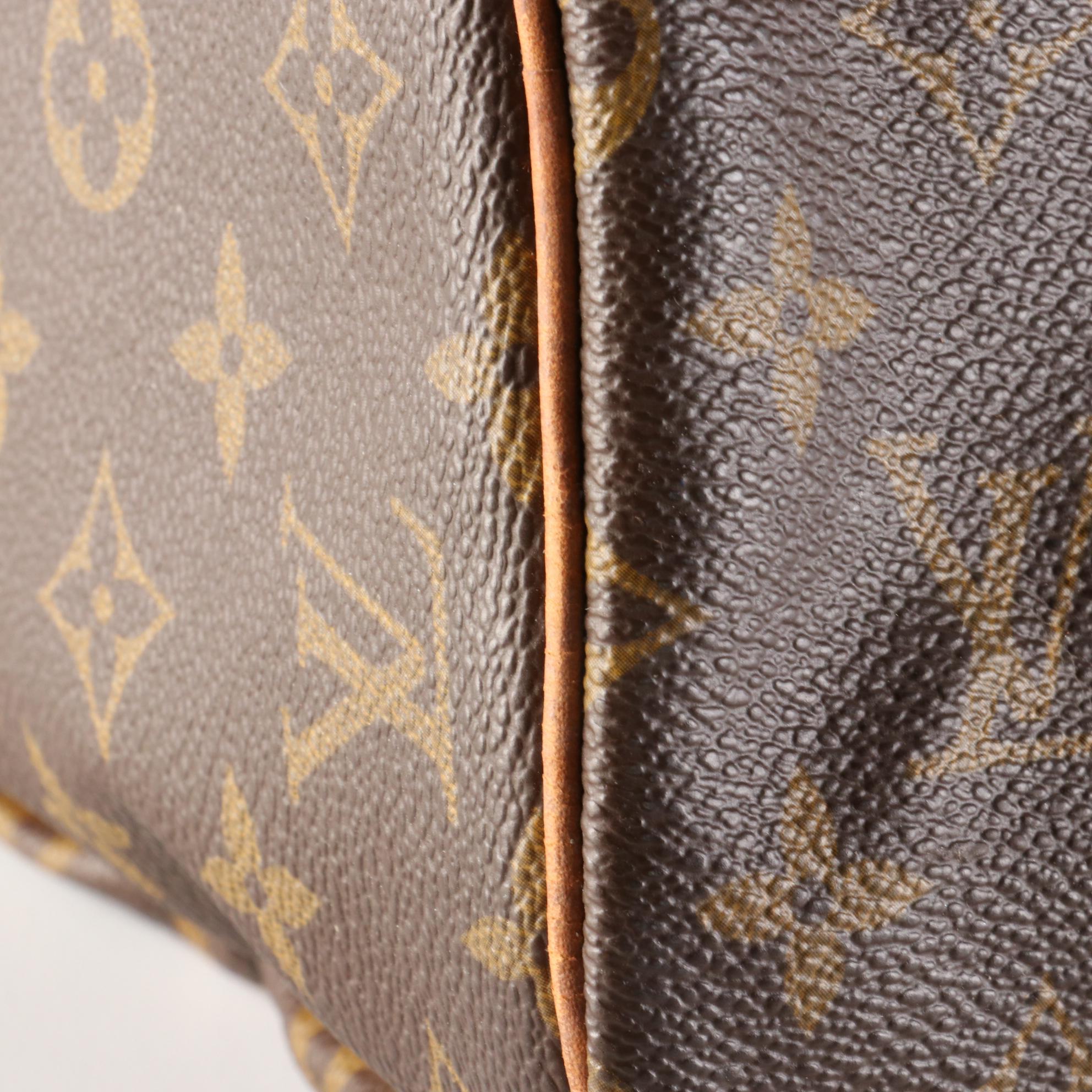 Louis Vuitton Speedy 30 in Monogram Canvas and Vachetta Leather
