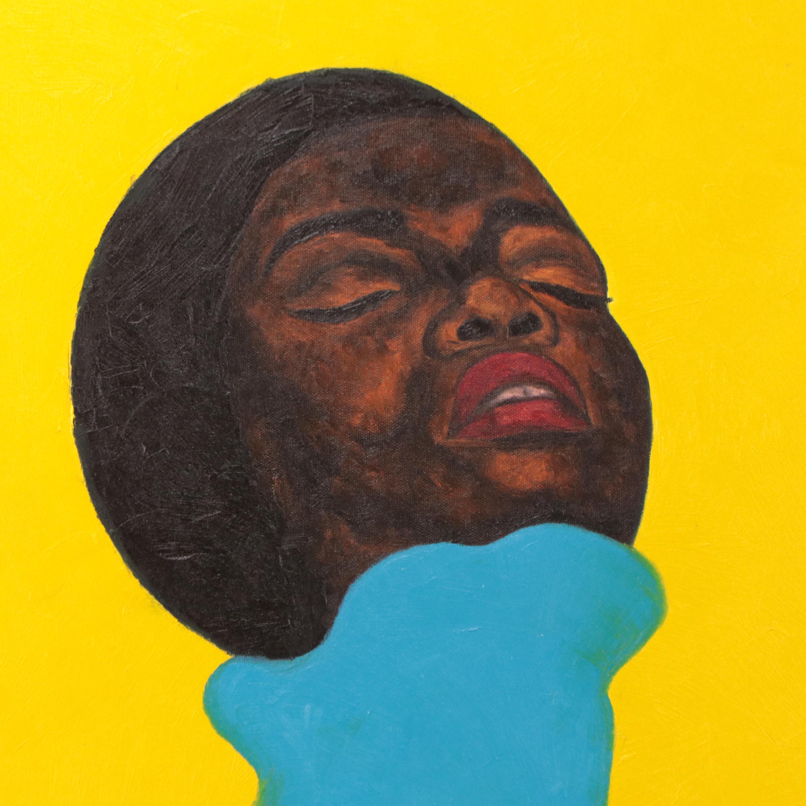 Oluwakemi Omowaire Oil Painting "Breathe," 21st Century