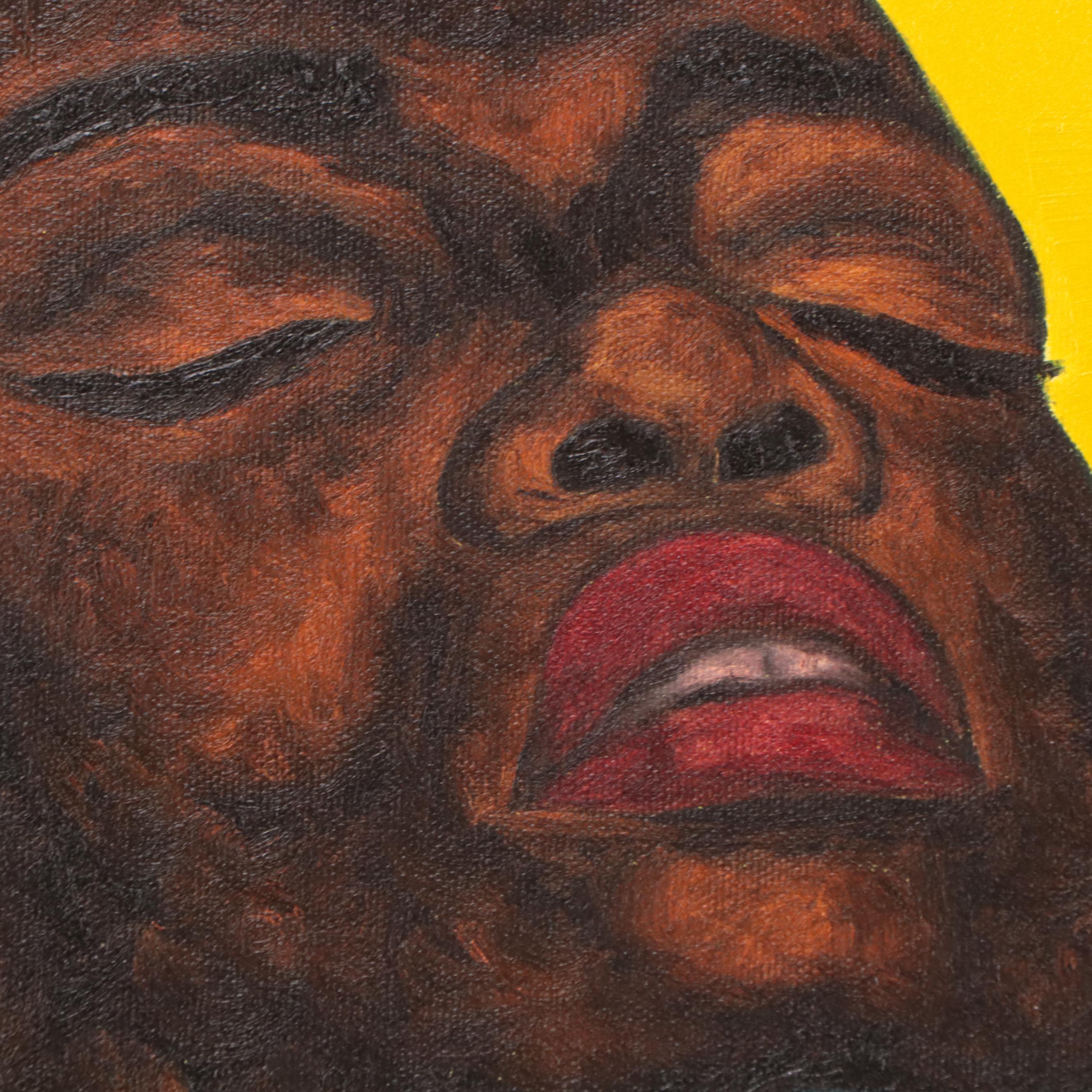 Oluwakemi Omowaire Oil Painting "Breathe," 21st Century