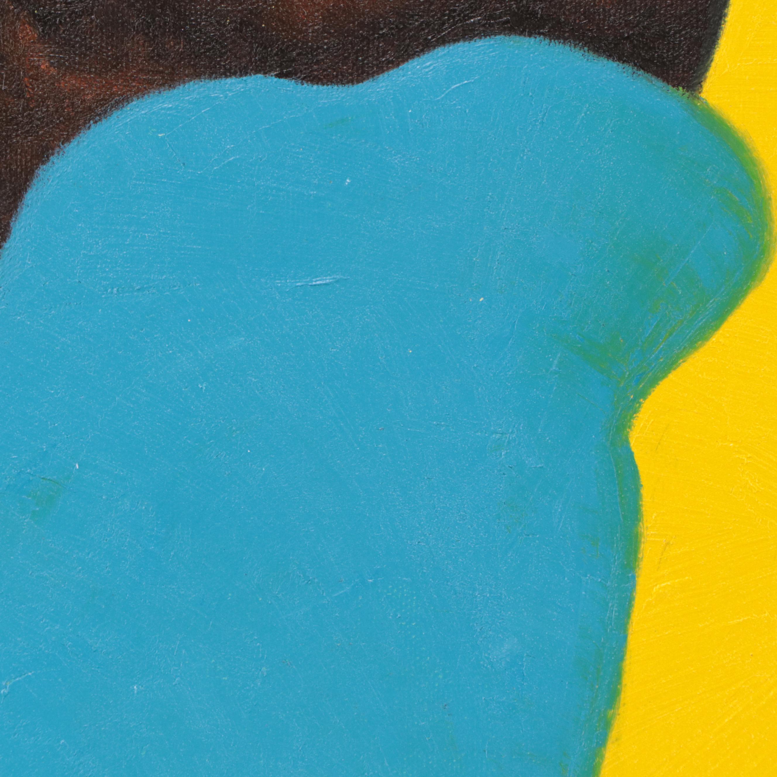 Oluwakemi Omowaire Oil Painting "Breathe," 21st Century