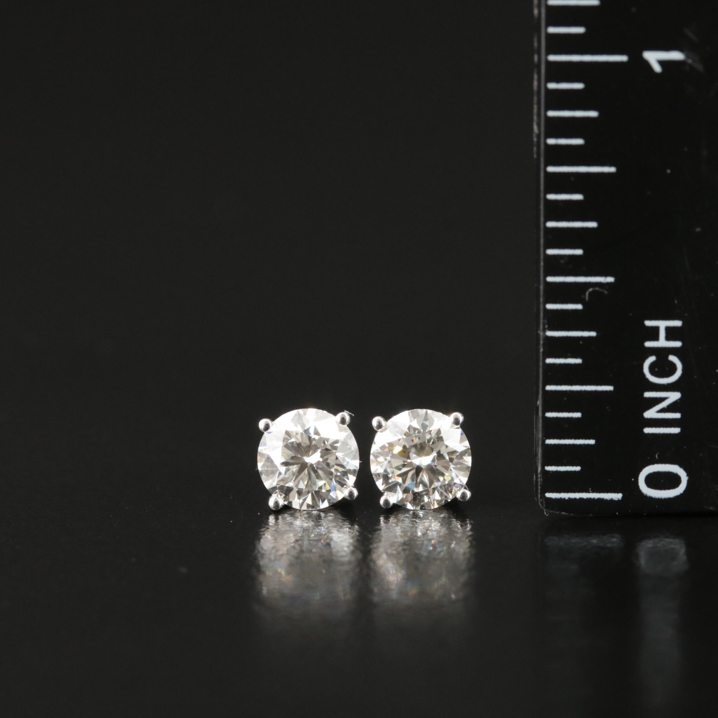 14K 1.42 CTW Lab Grown Diamond Stud Earrings