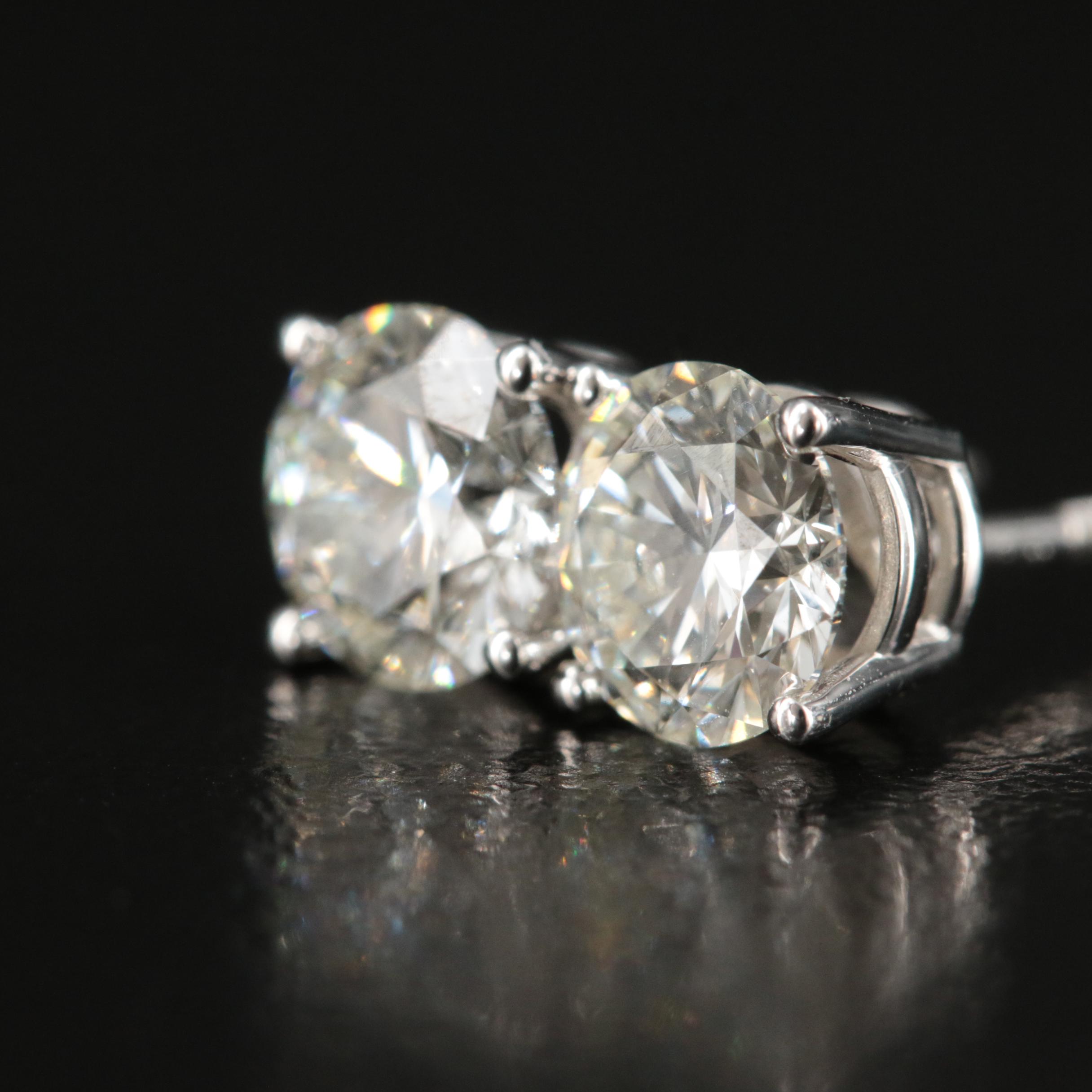 14K 1.42 CTW Lab Grown Diamond Stud Earrings