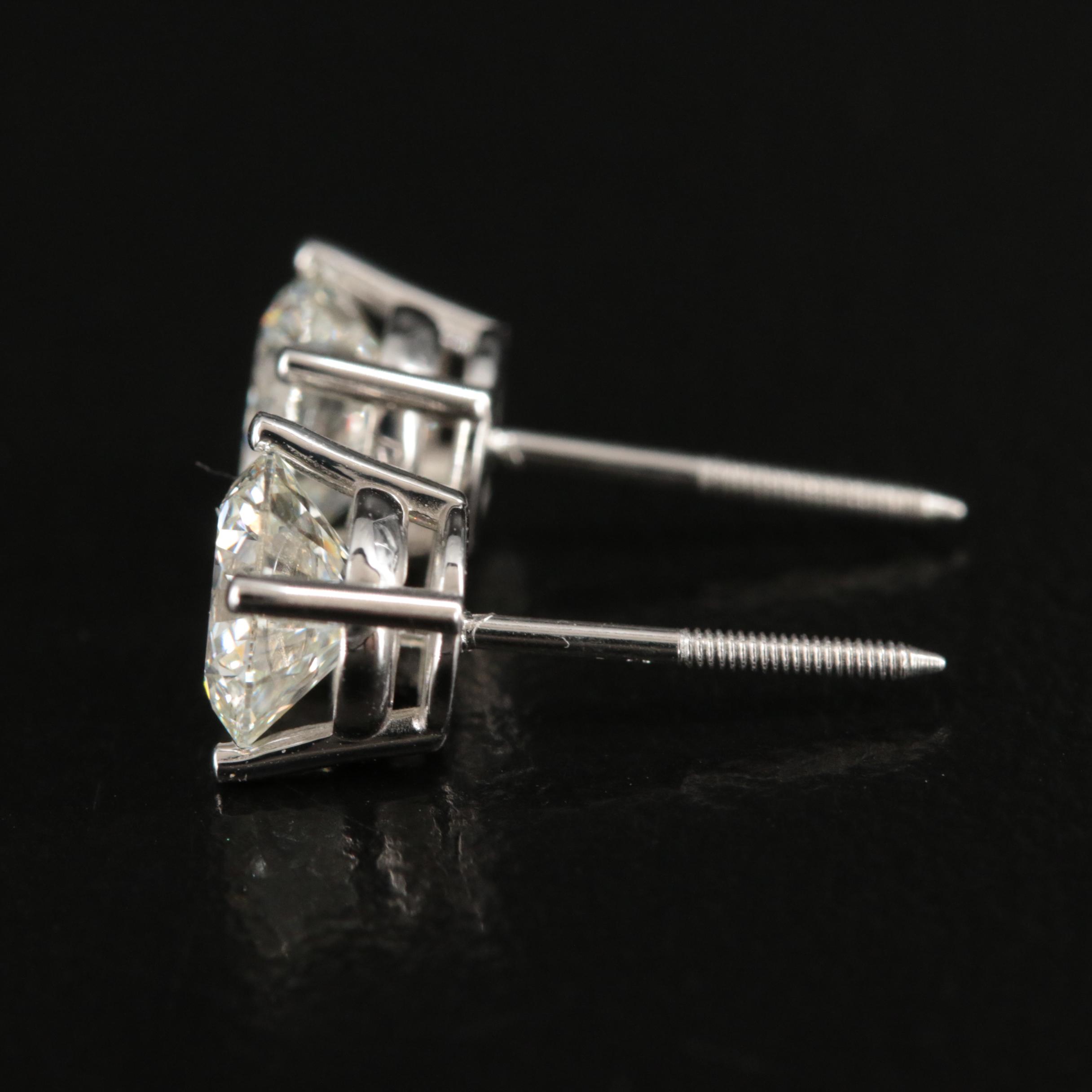 14K 1.42 CTW Lab Grown Diamond Stud Earrings