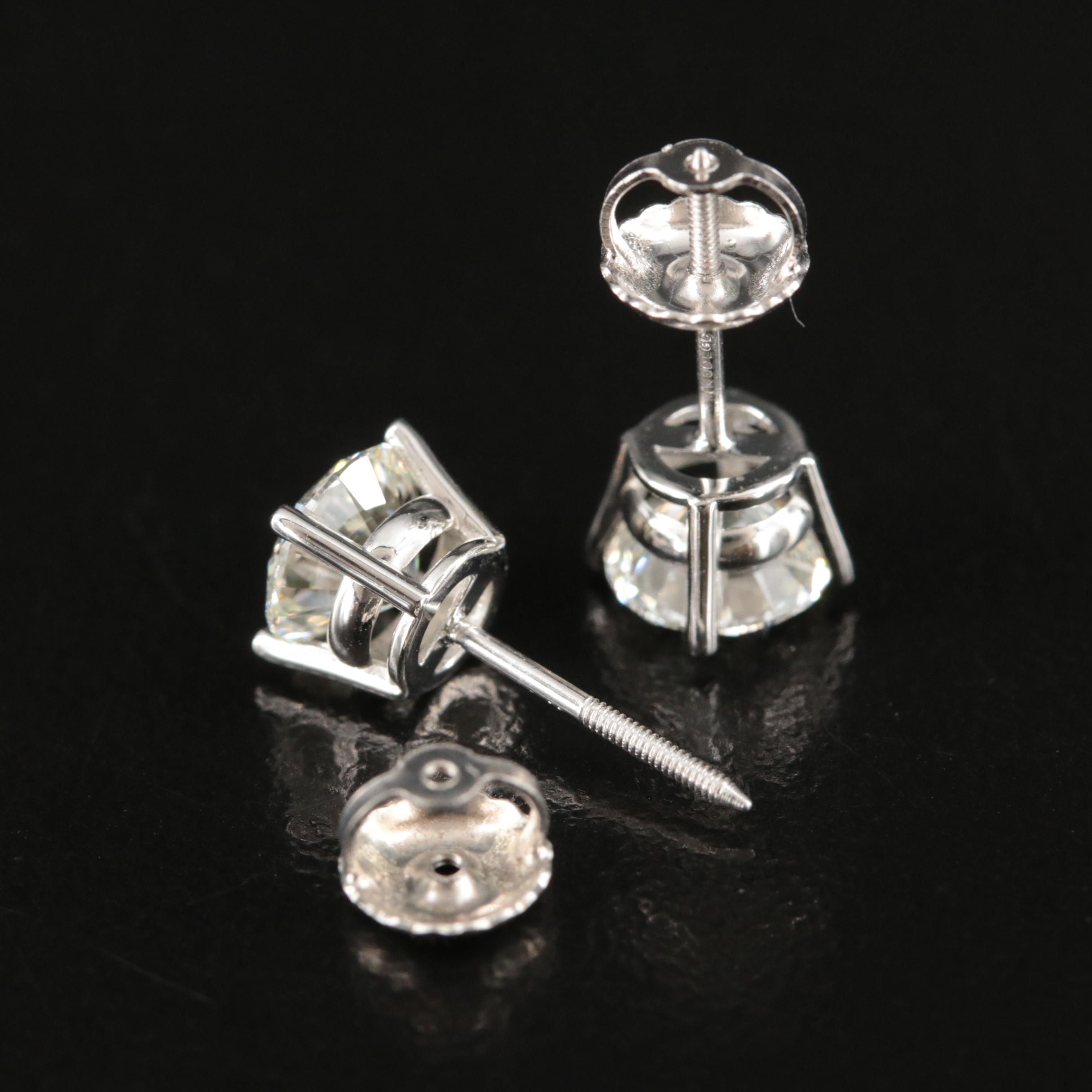 14K 1.42 CTW Lab Grown Diamond Stud Earrings