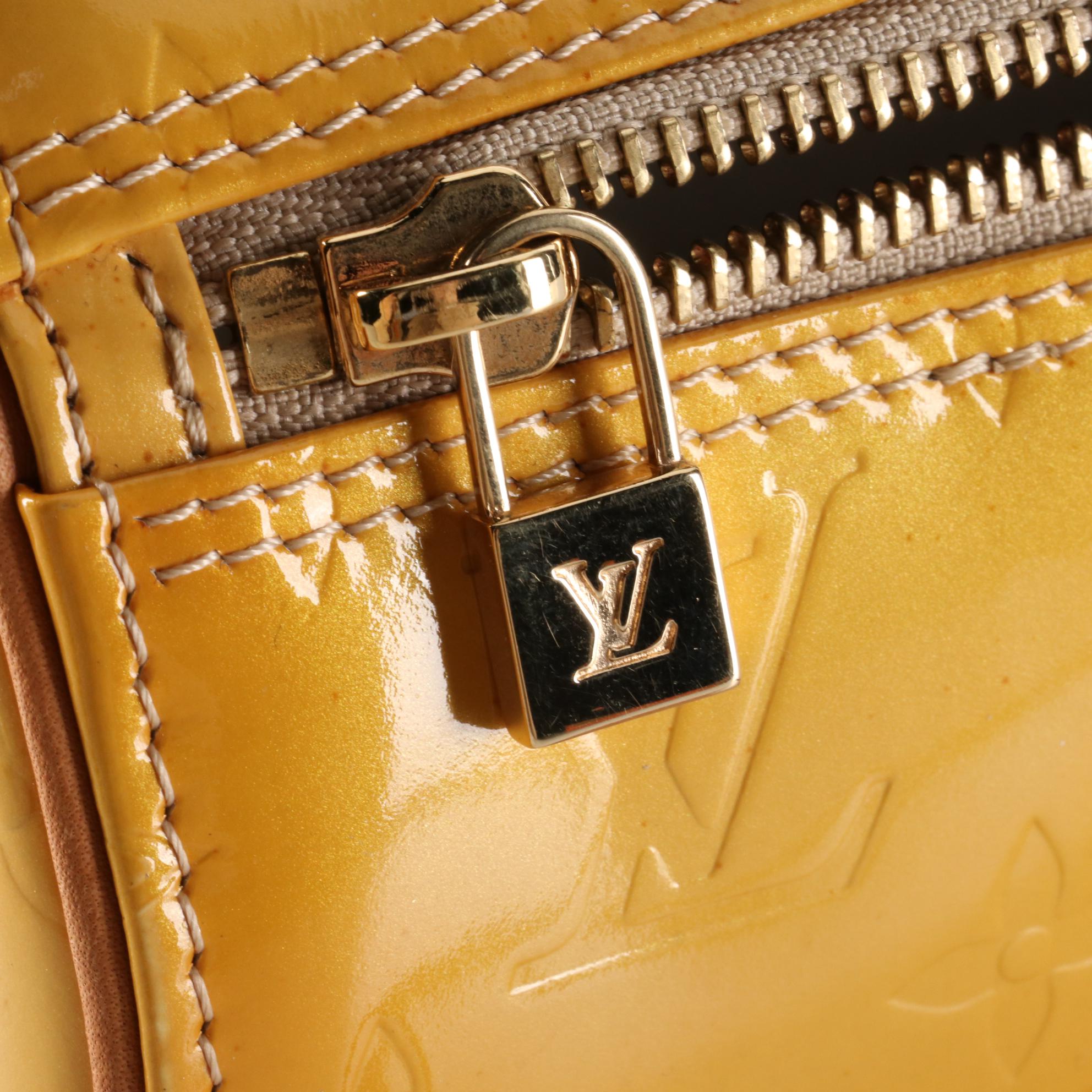 Louis Vuitton Bedford Bag in Monogram Vernis and Vachetta Leather