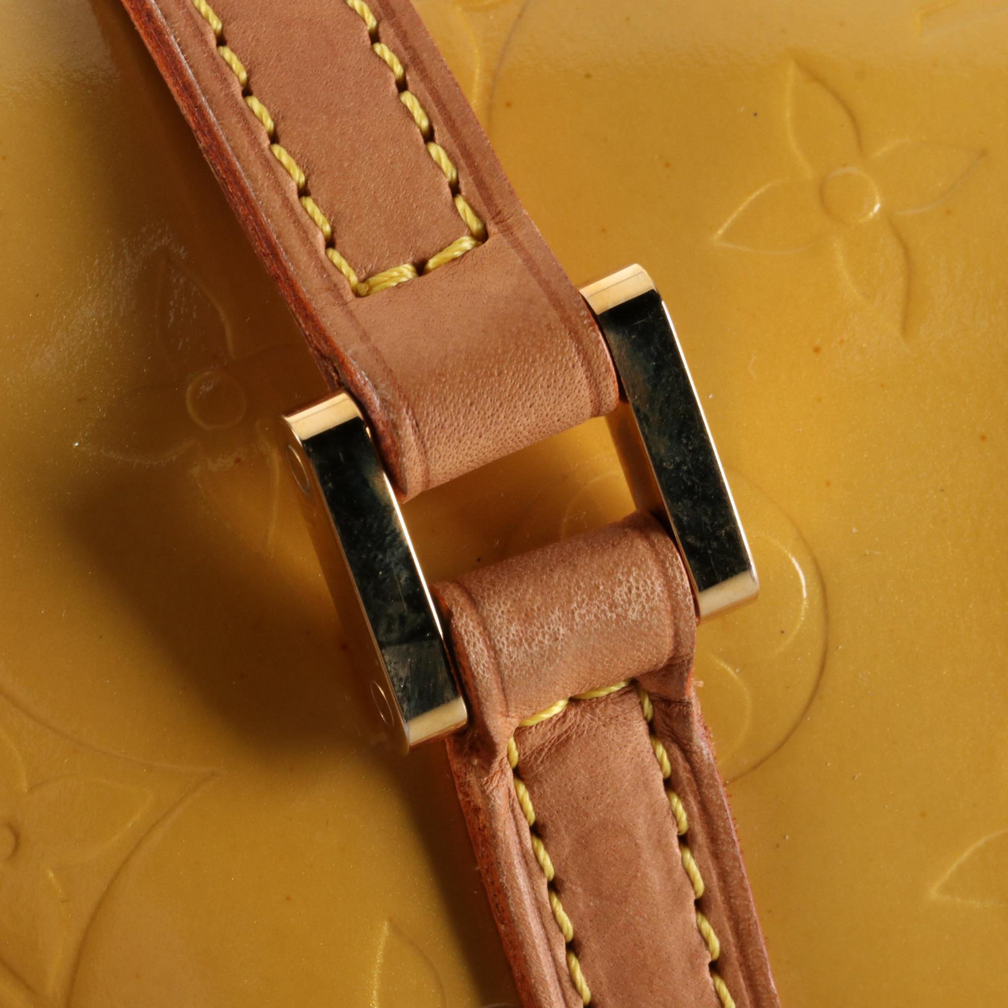 Louis Vuitton Bedford Bag in Monogram Vernis and Vachetta Leather