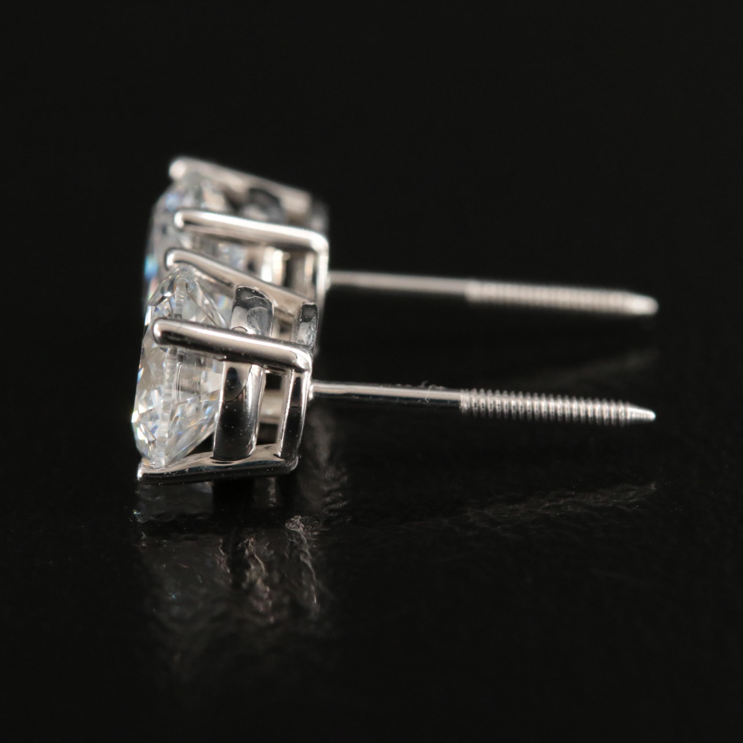 14K 1.41 CTW Lab Grown Stud Earrings