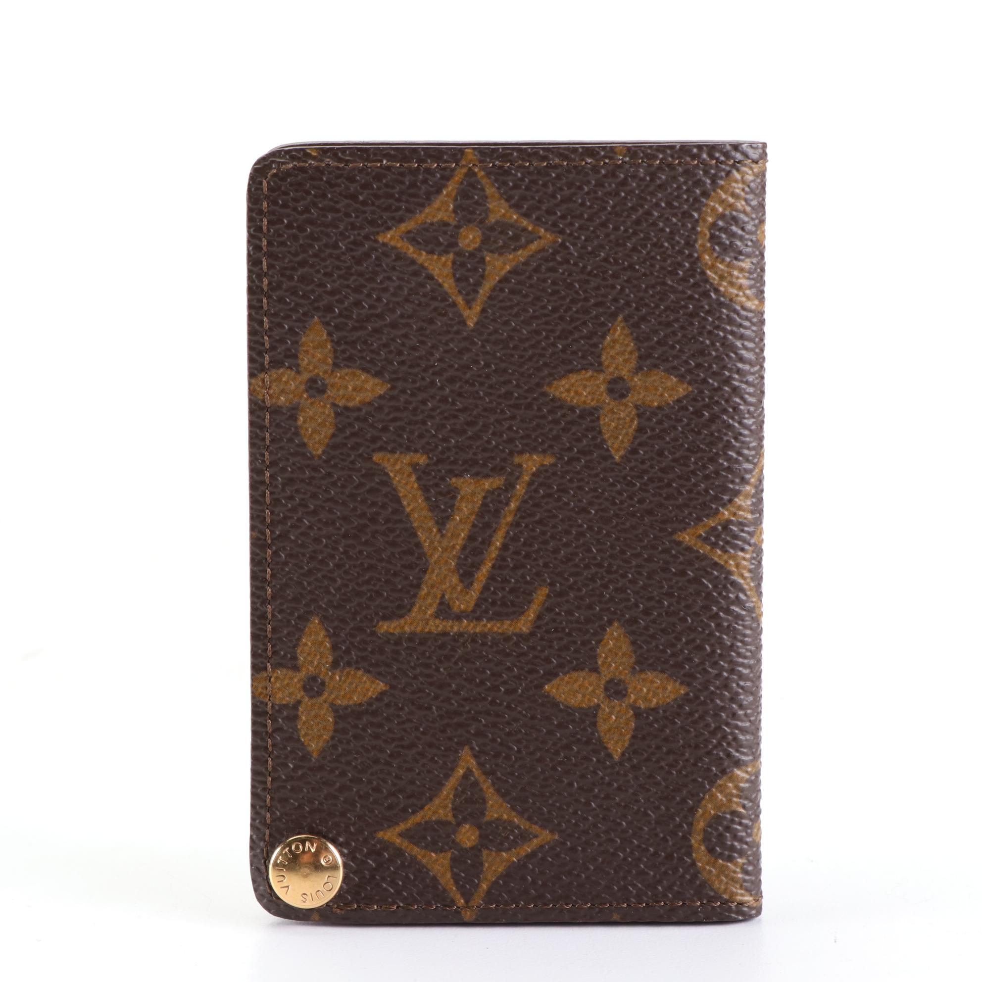 Louis Vuitton Porte Cartes Credit Pression in Monogram Canvas