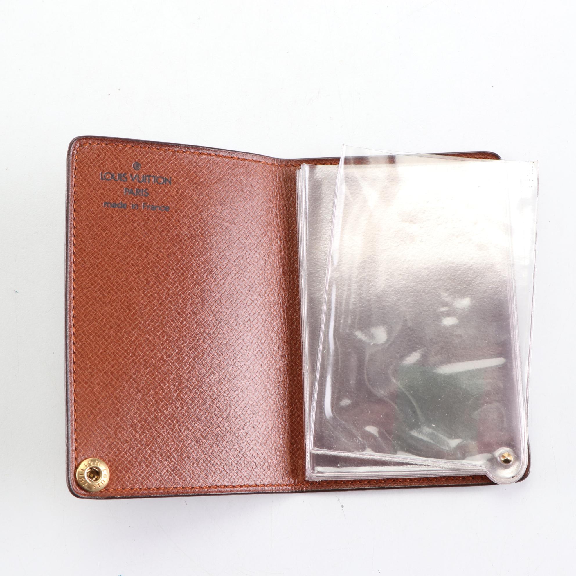 Louis Vuitton Porte Cartes Credit Pression in Monogram Canvas