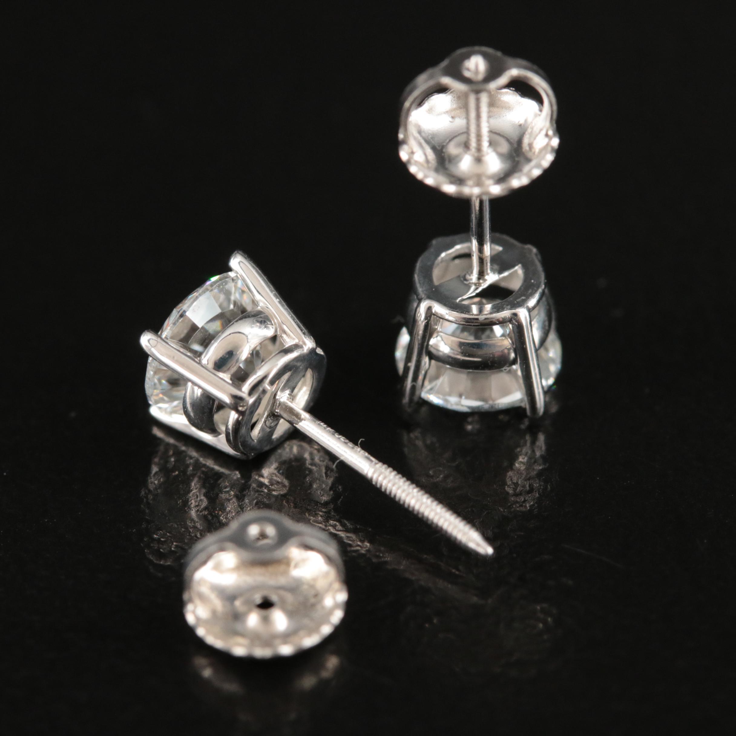 14K 1.41 CTW Lab Grown Stud Earrings