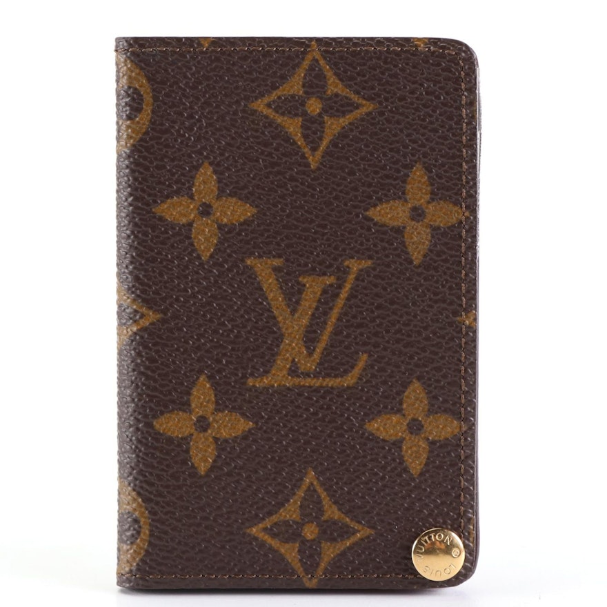 Louis Vuitton Porte Cartes Credit Pression in Monogram Canvas