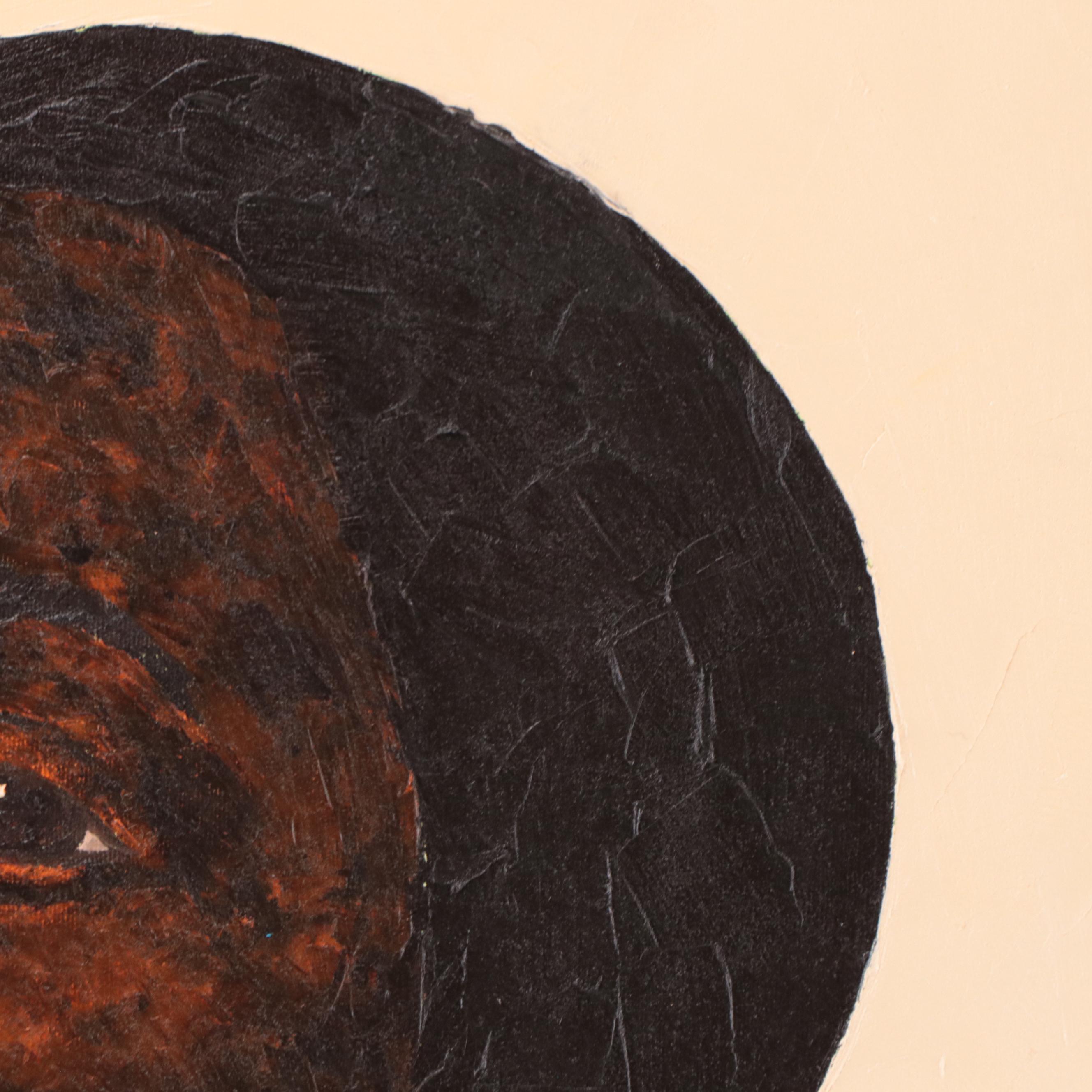 Oluwakemi Omowaire Oil Painting "Phases," 21st Century