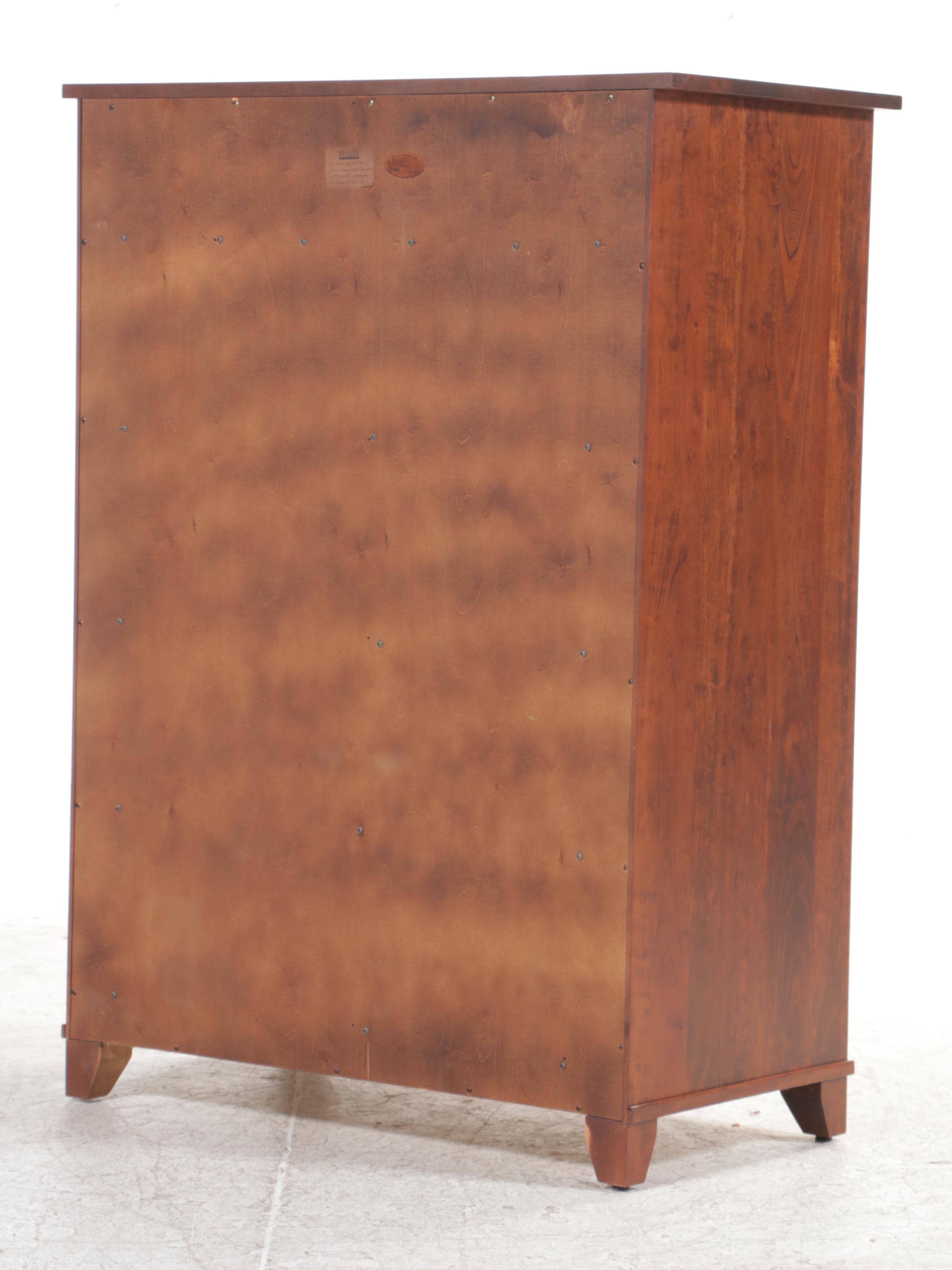 Miller Bedrooms Shaker Style Cherrywood Six-Drawer Chest