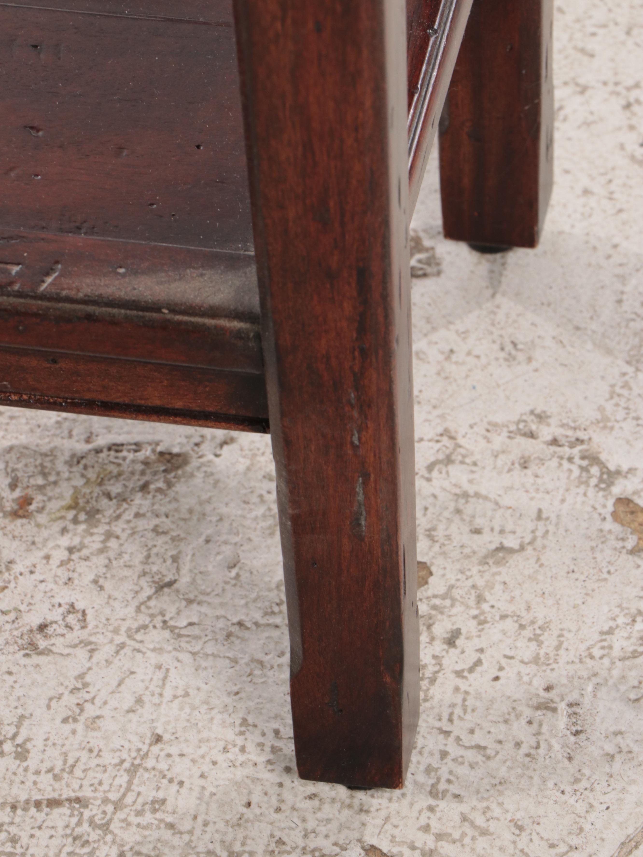 Theodore Alexander "Castle Bromwich" Mahogany Tiered Console Table