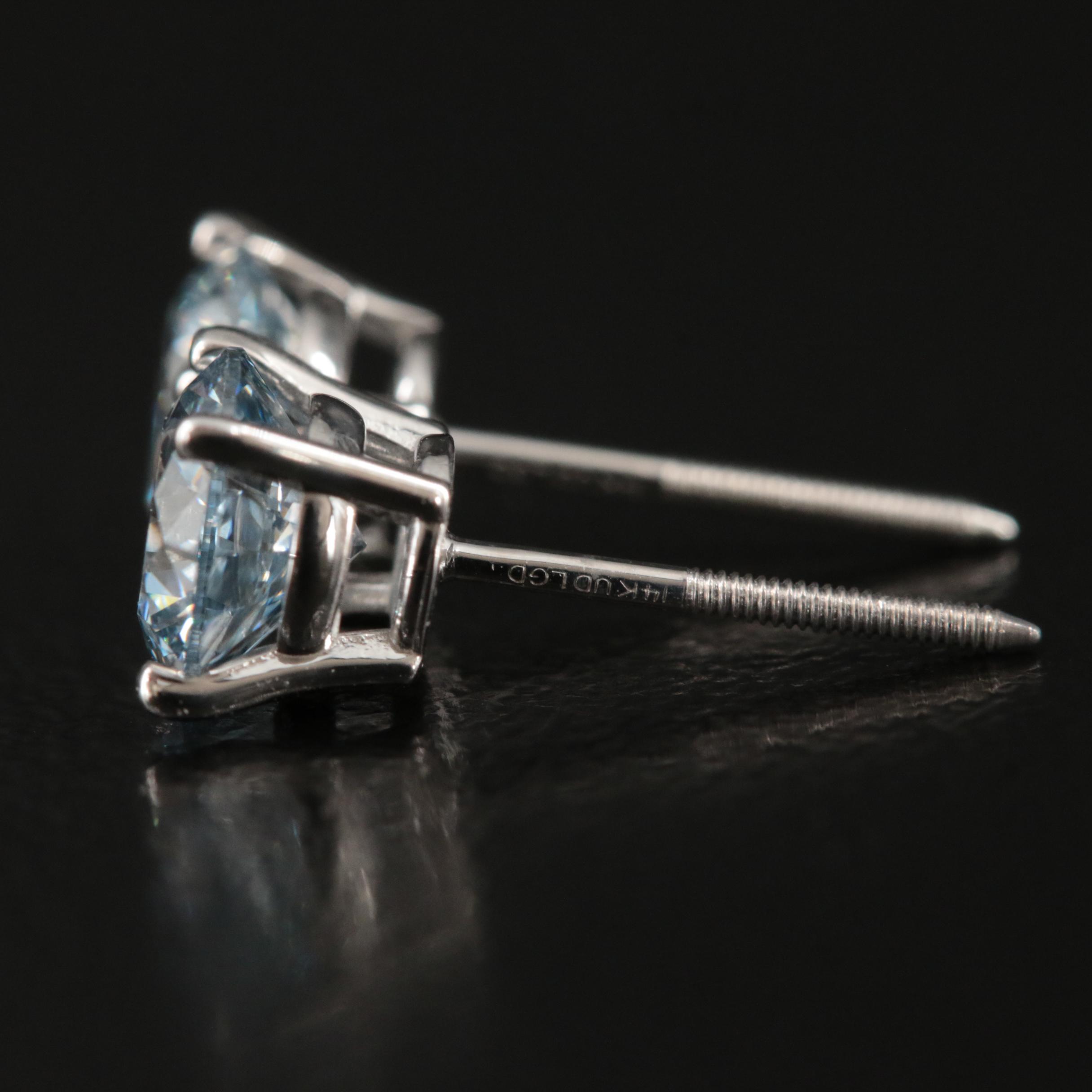 14K 1.25 CTW Lab Grown Diamond Stud Earrings