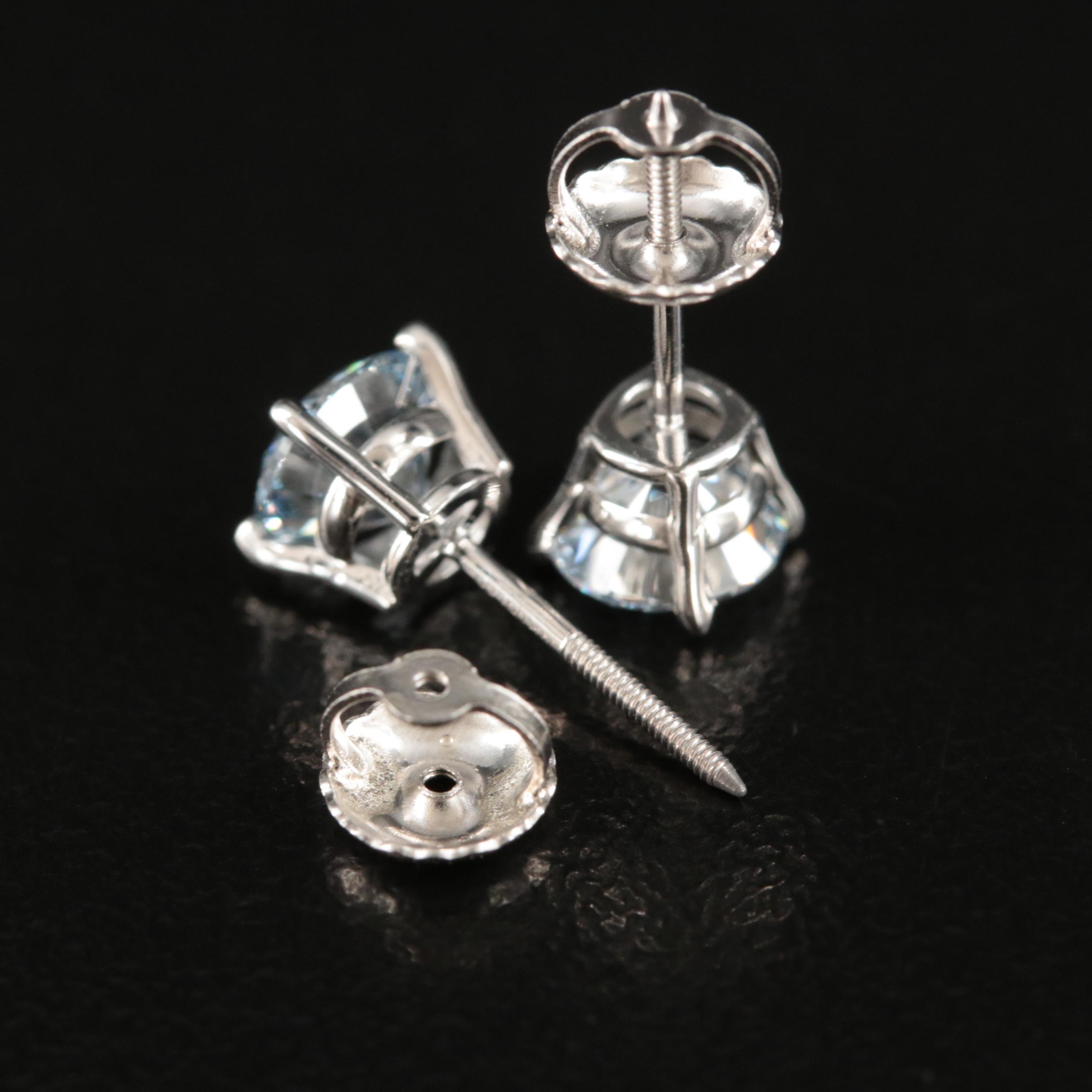 14K 1.25 CTW Lab Grown Diamond Stud Earrings