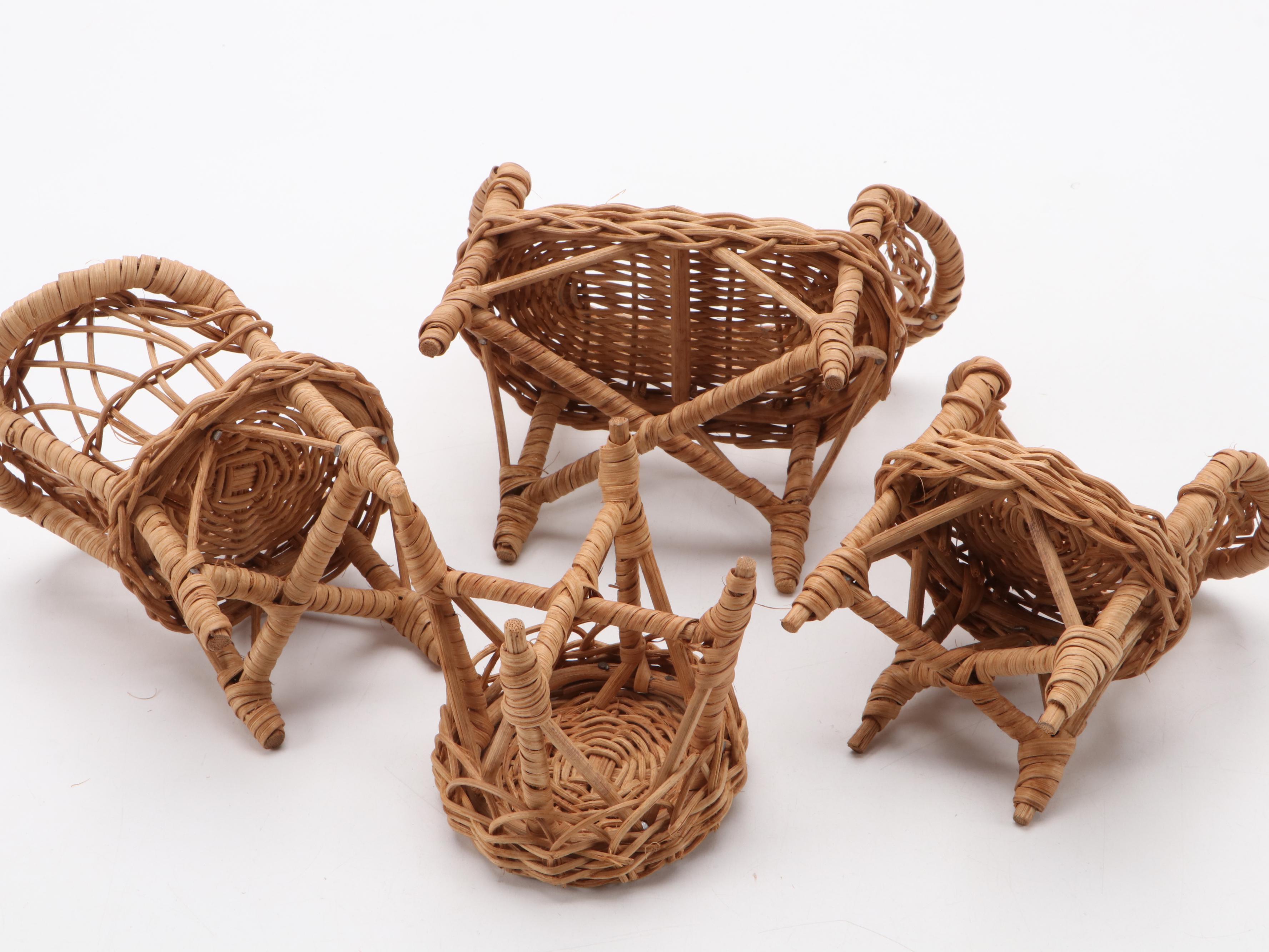 Ideal "Saucy Walker" Dolls with Marx Tin Litho Doll House and Other Furniture