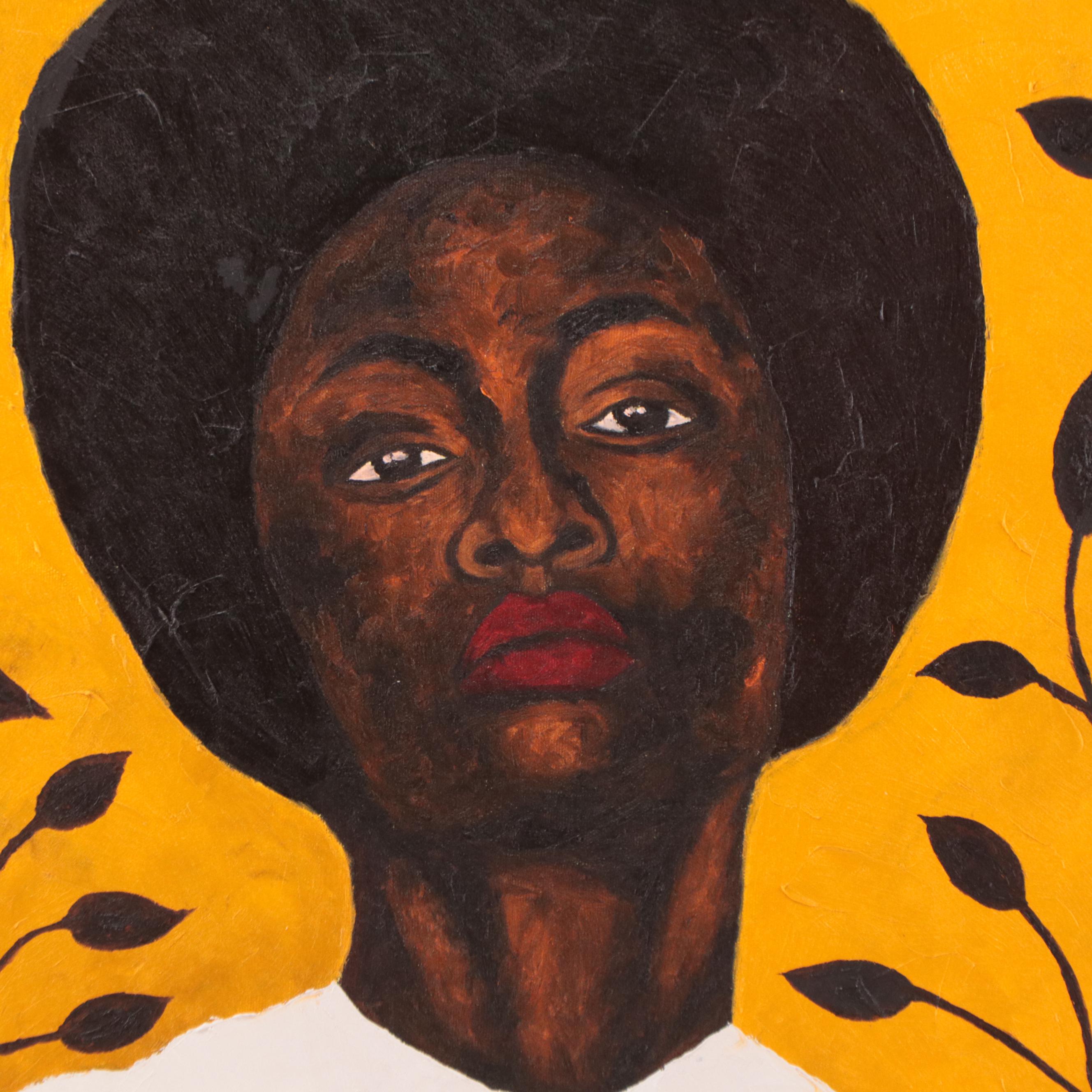 Oluwakemi Omowaire Oil Painting "Laloba Woman II," 21st Century