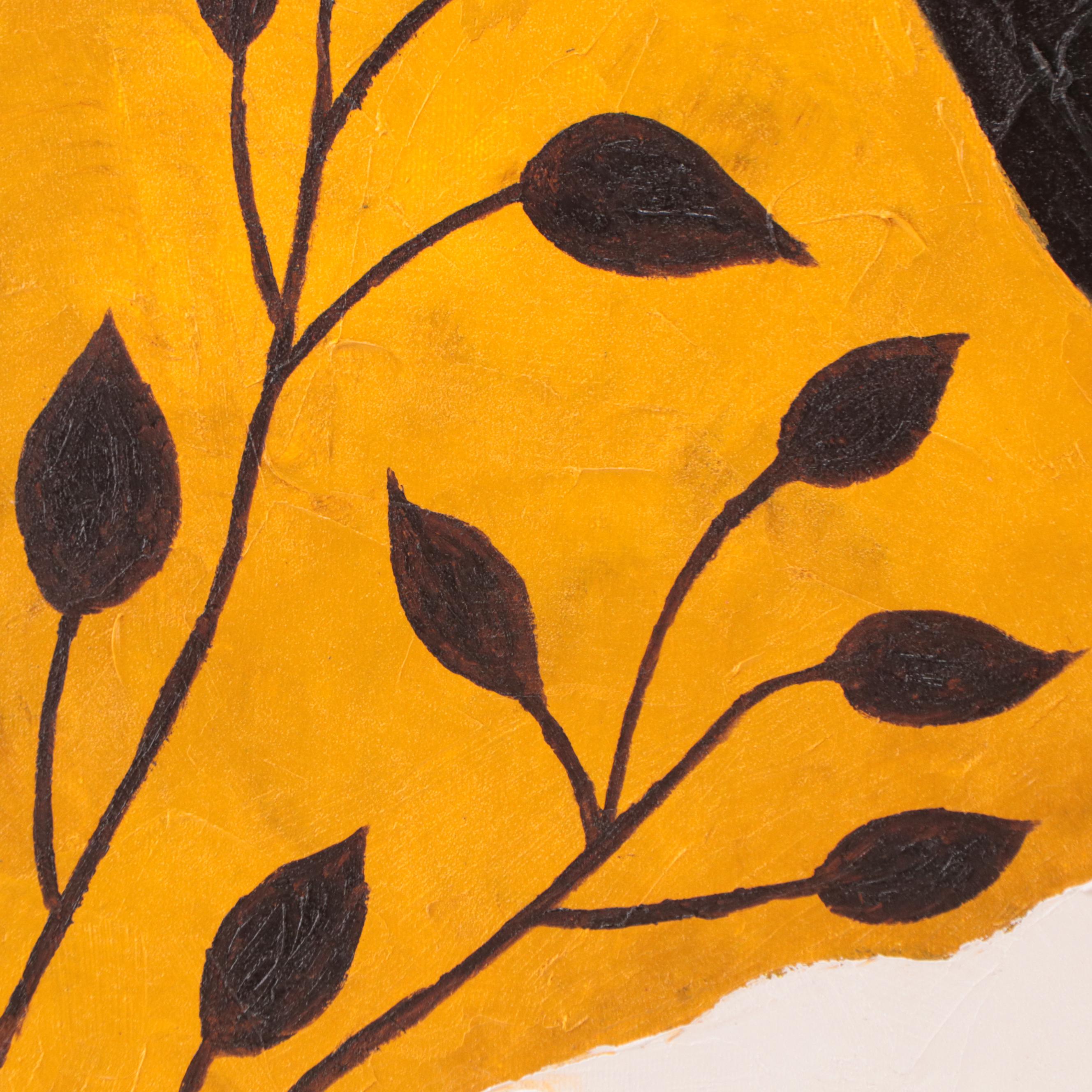 Oluwakemi Omowaire Oil Painting "Laloba Woman II," 21st Century