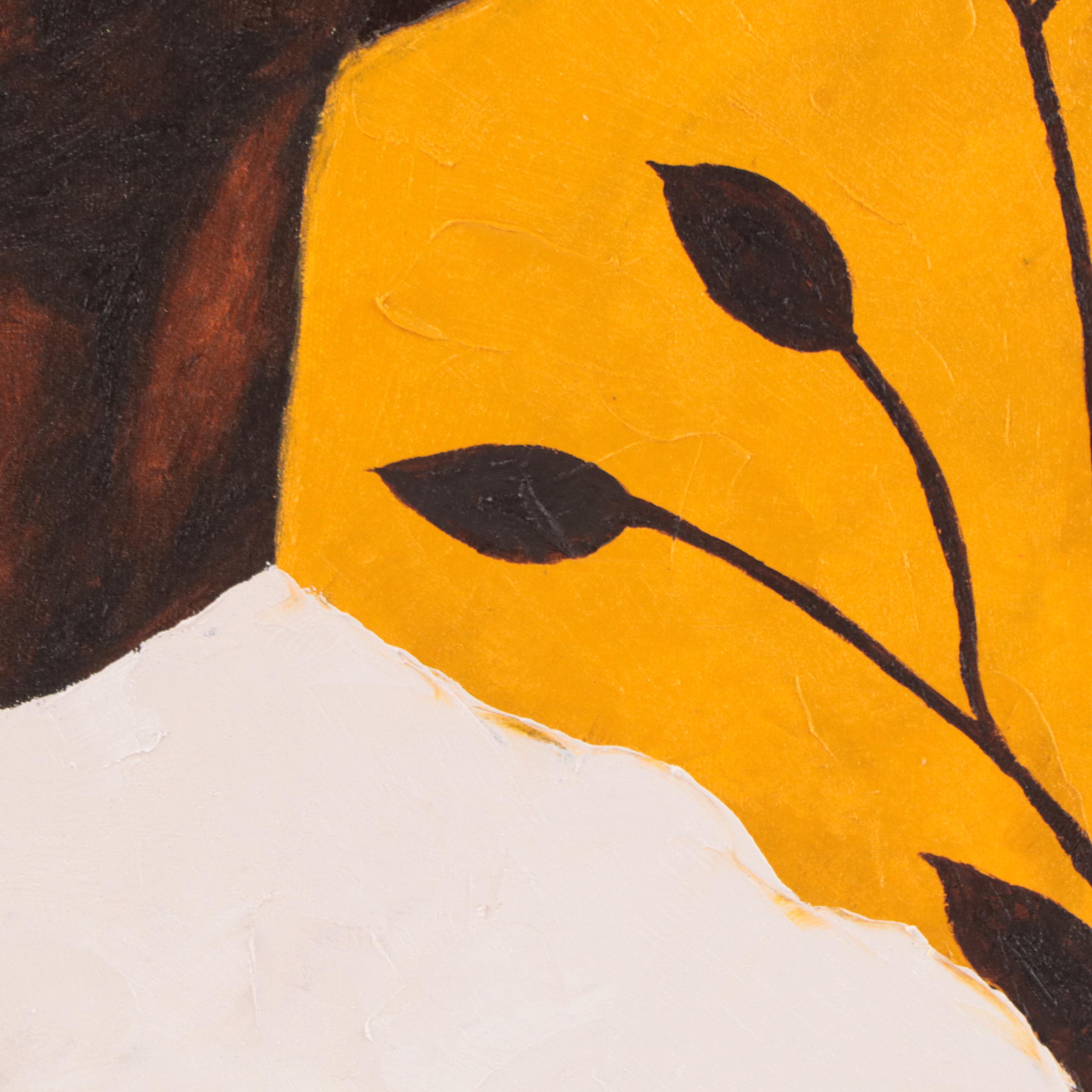 Oluwakemi Omowaire Oil Painting "Laloba Woman II," 21st Century