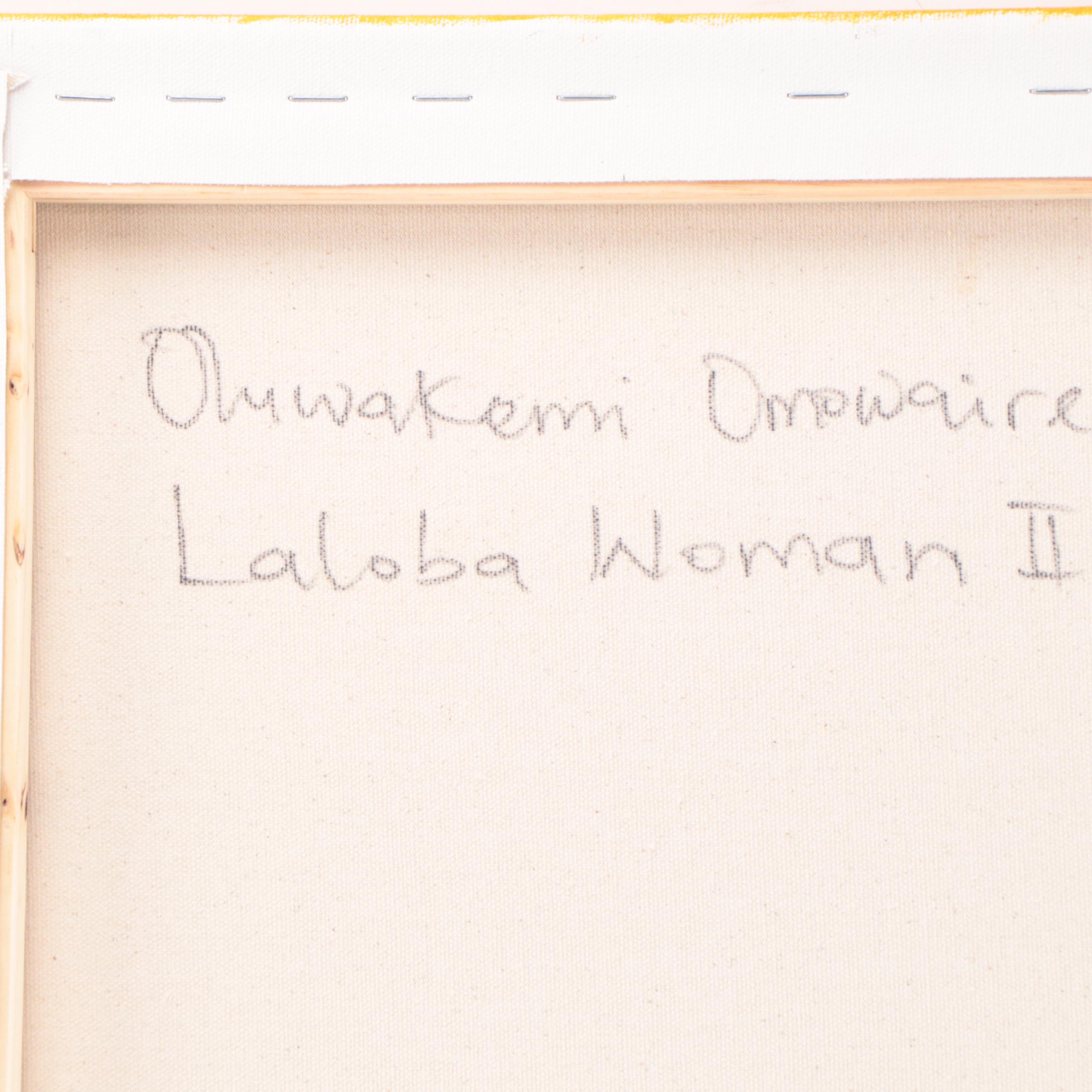 Oluwakemi Omowaire Oil Painting "Laloba Woman II," 21st Century