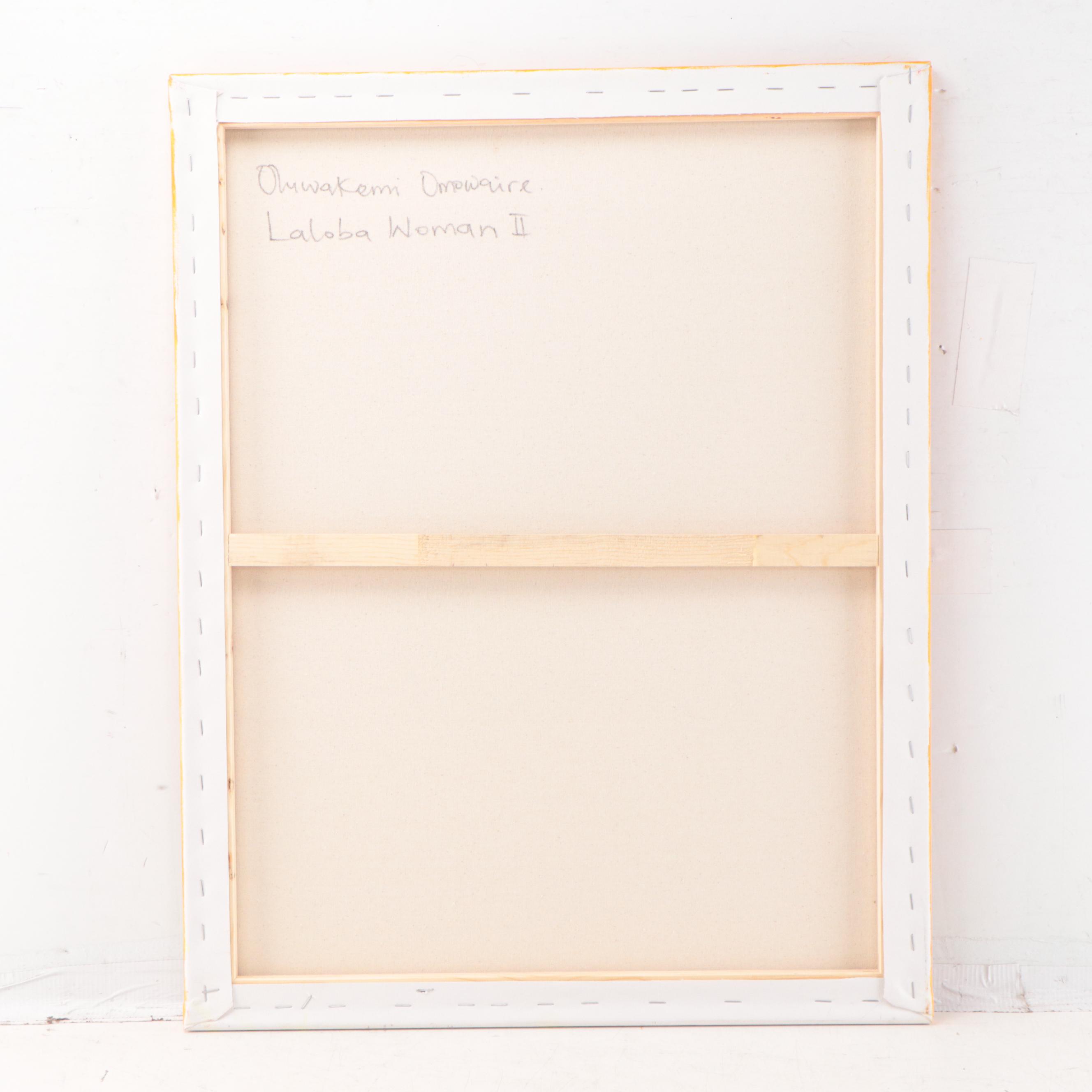 Oluwakemi Omowaire Oil Painting "Laloba Woman II," 21st Century