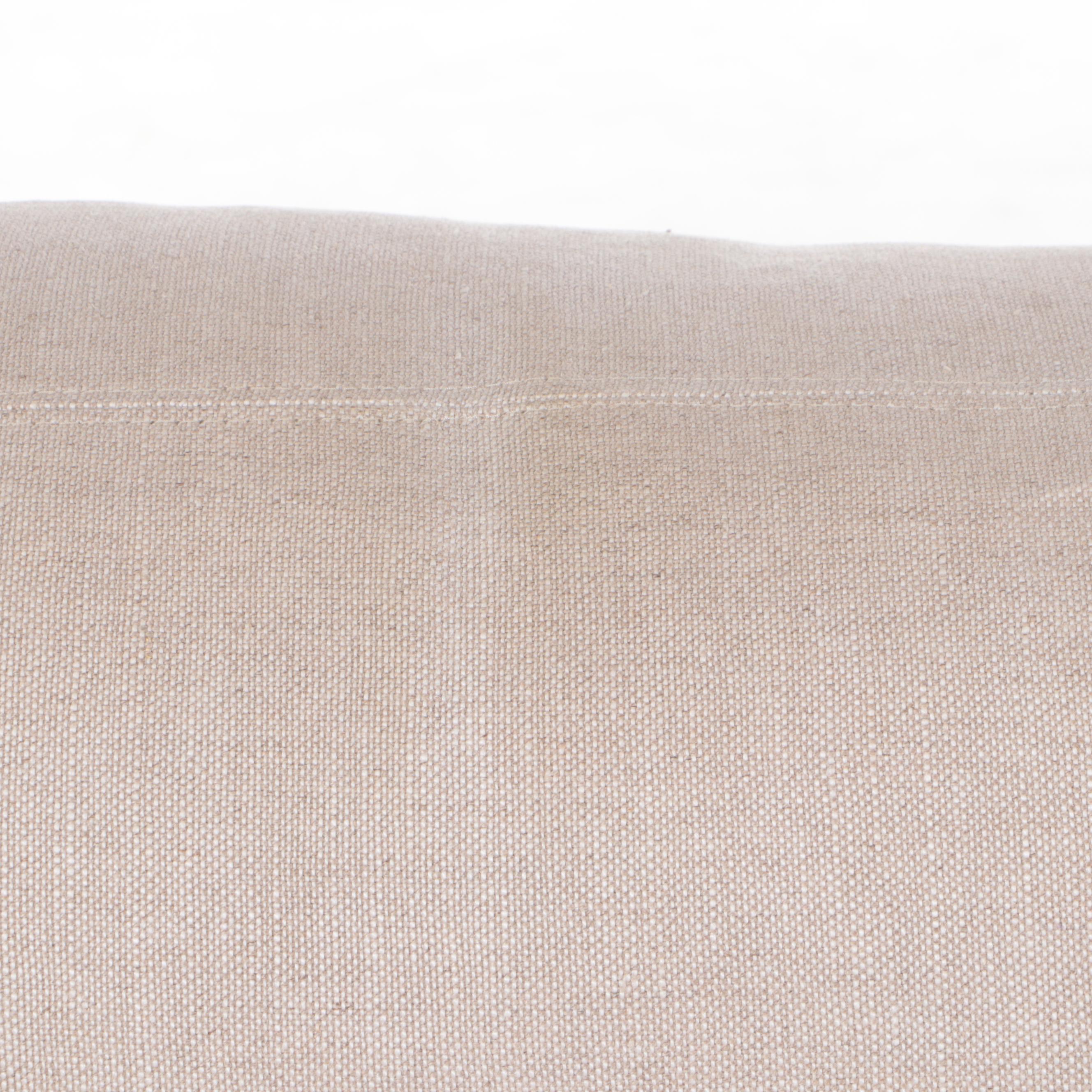 Camden Collection Contemporary Beige Fabric Upholstered Sofa