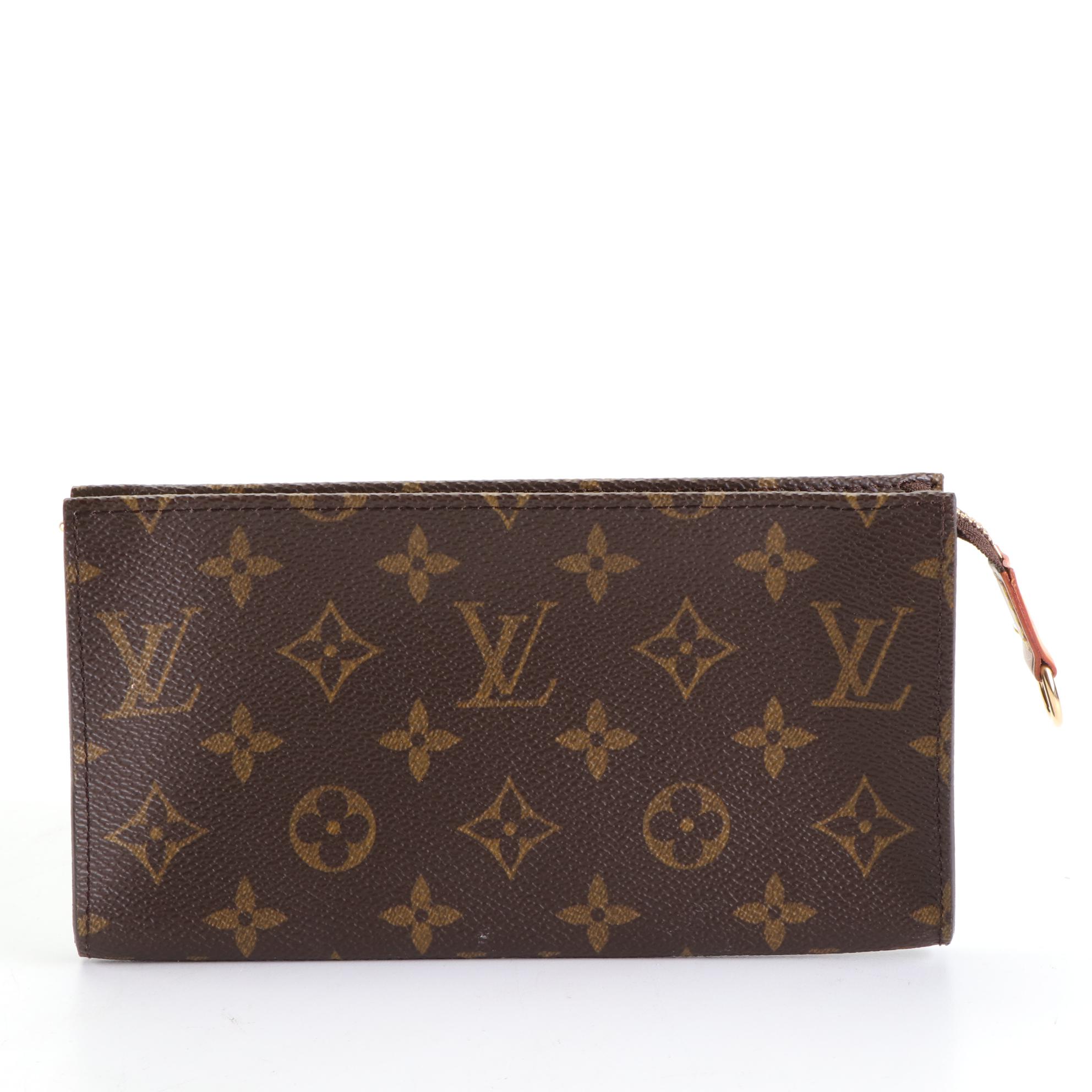 Louis Vuitton Bucket Bag GM in Monogram Canvas and Vachetta Leather with Pouch