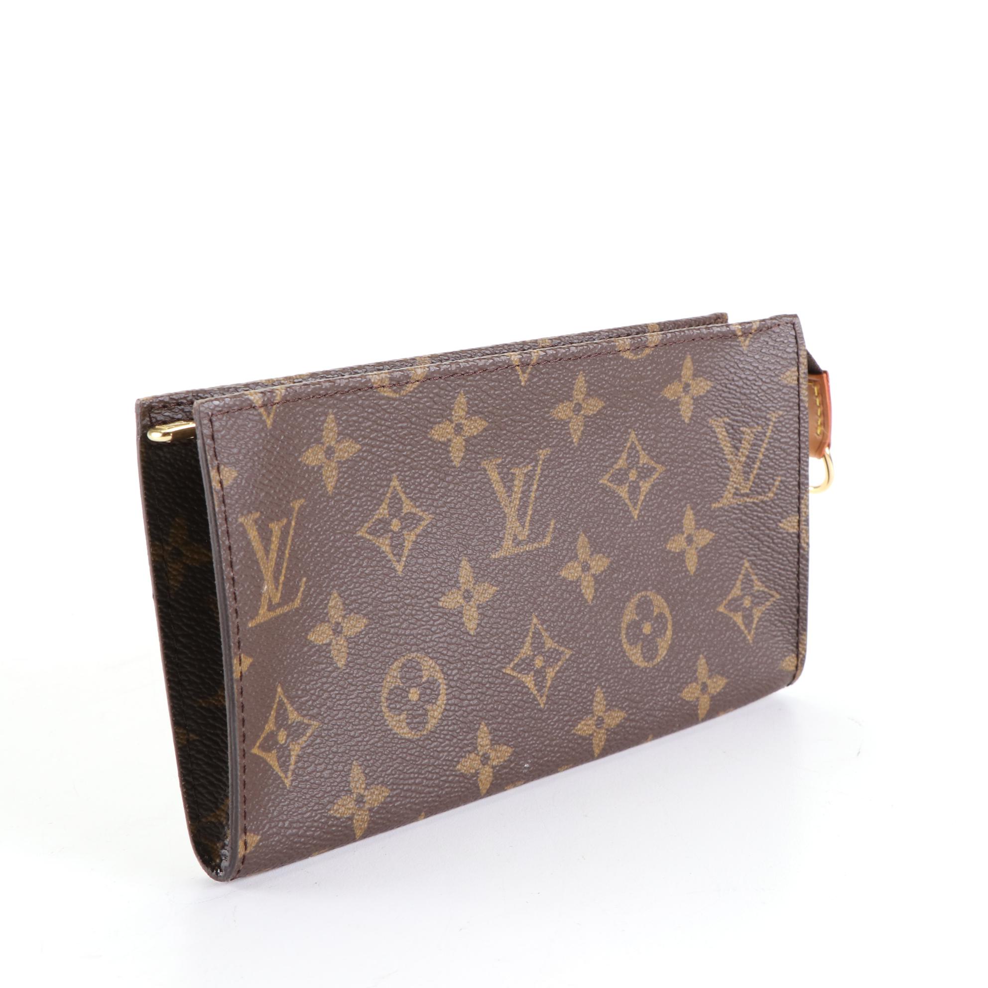 Louis Vuitton Bucket Bag GM in Monogram Canvas and Vachetta Leather with Pouch