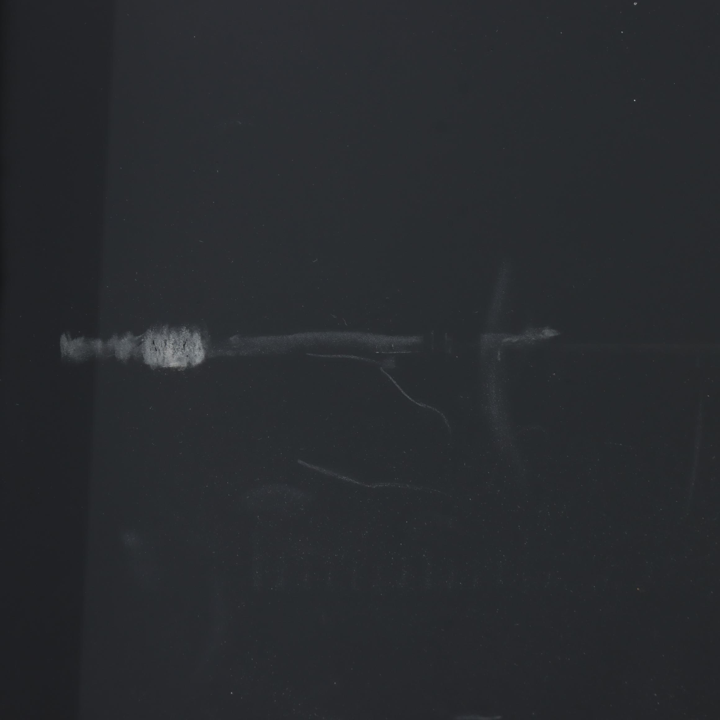 Modern Style Black Metal End Table