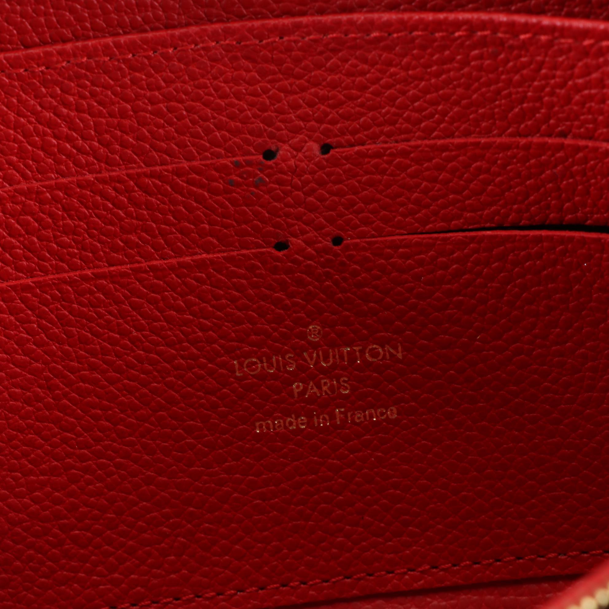 Louis Vuitton Portefeuille Secrete Long in Monogram Empreinte Leather with Box