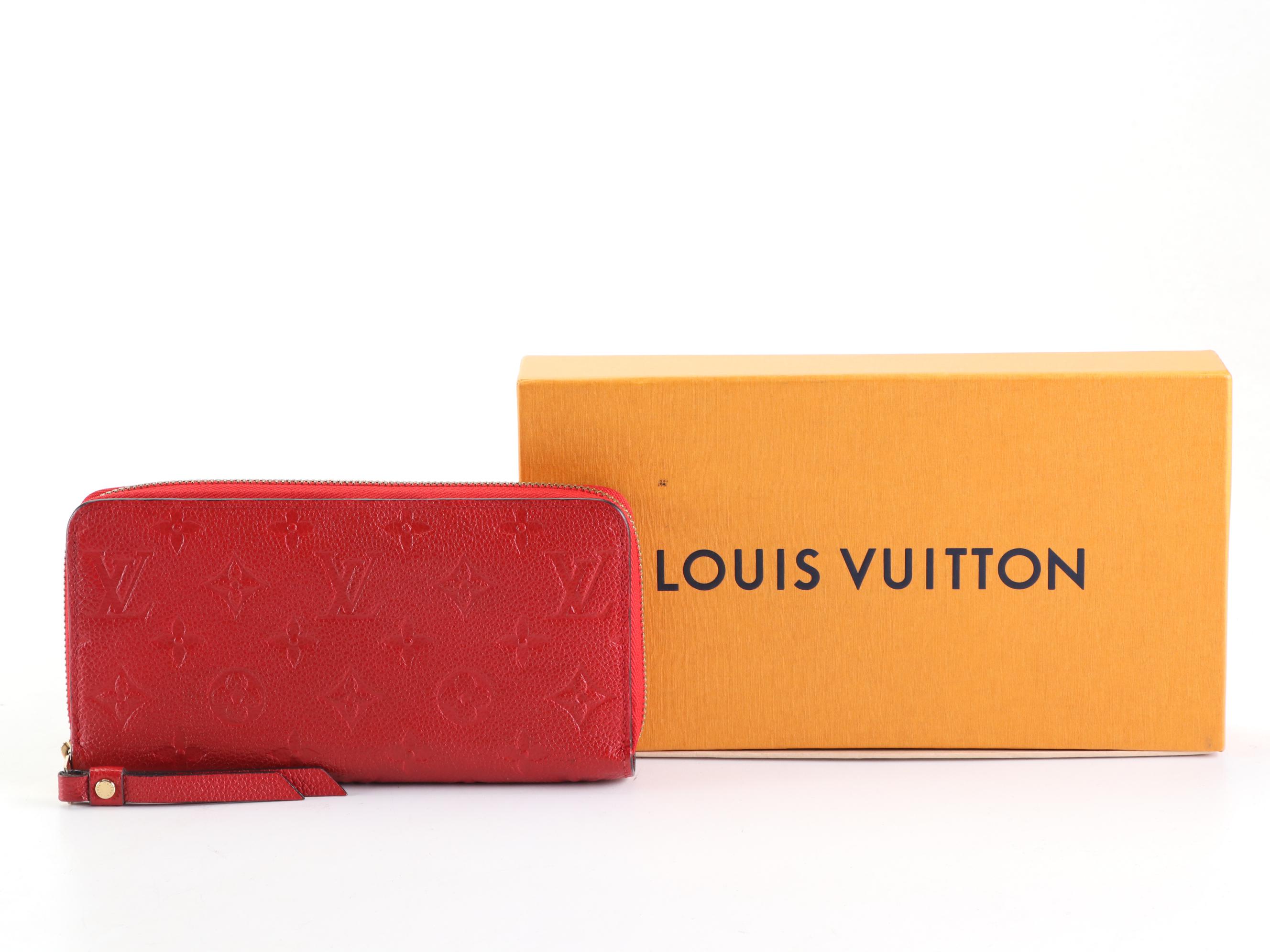 Louis Vuitton Portefeuille Secrete Long in Monogram Empreinte Leather with Box