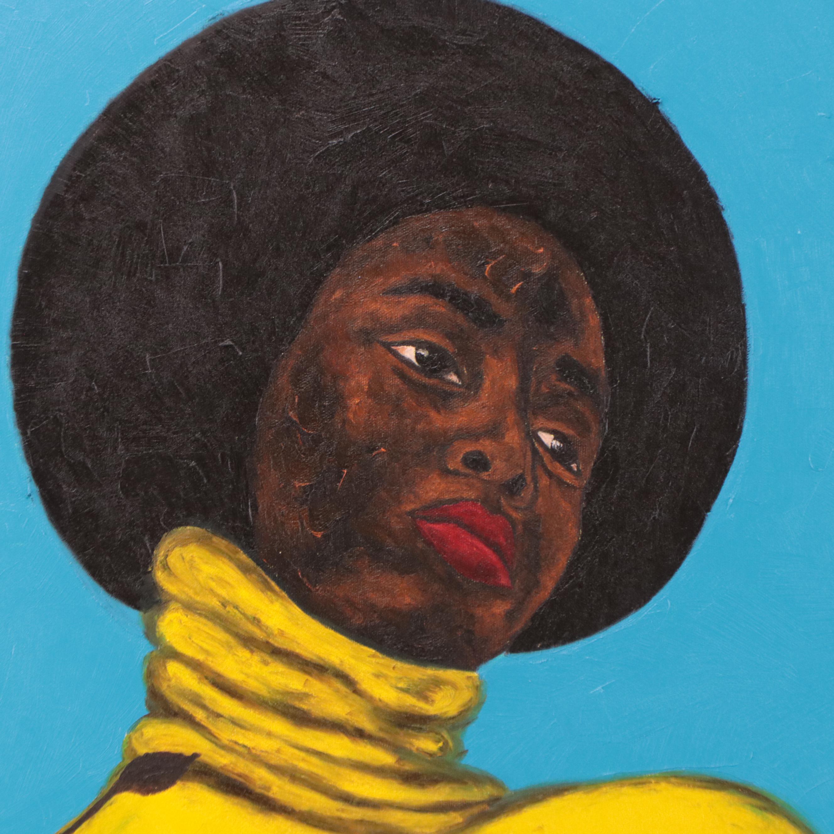 Oluwakemi Omowaire Oil Painting "Some Days," 21st Century