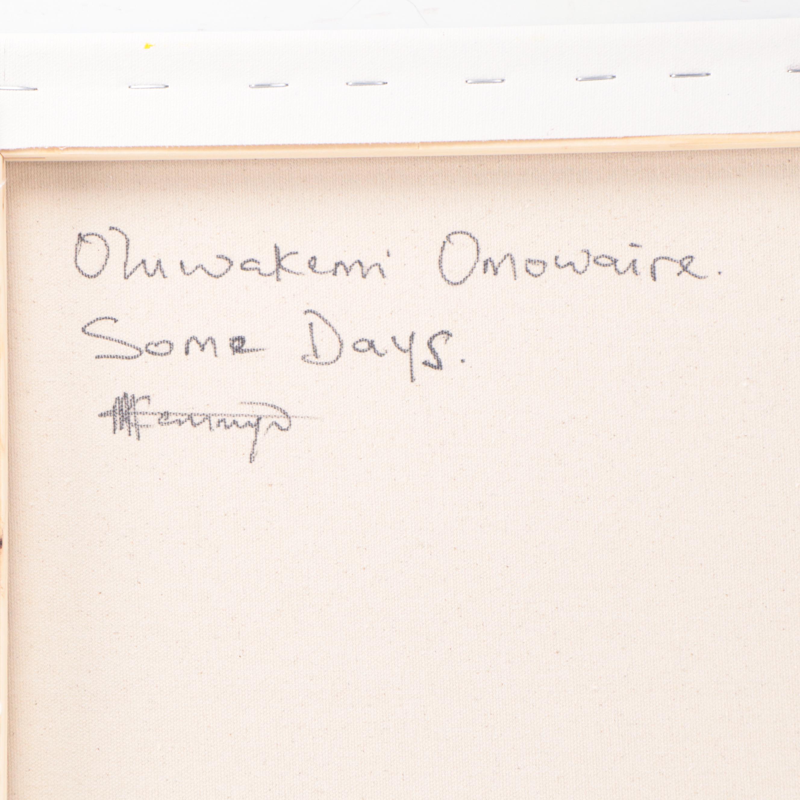 Oluwakemi Omowaire Oil Painting "Some Days," 21st Century