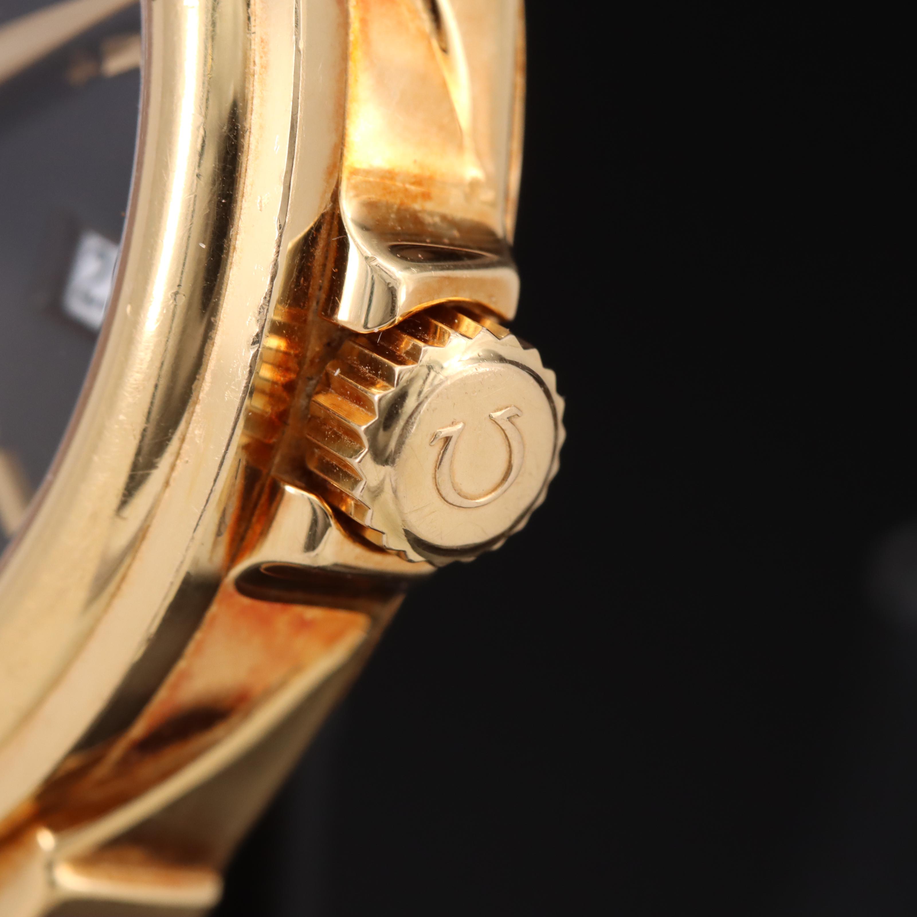 18K 2006 Omega Deville GMT Watch