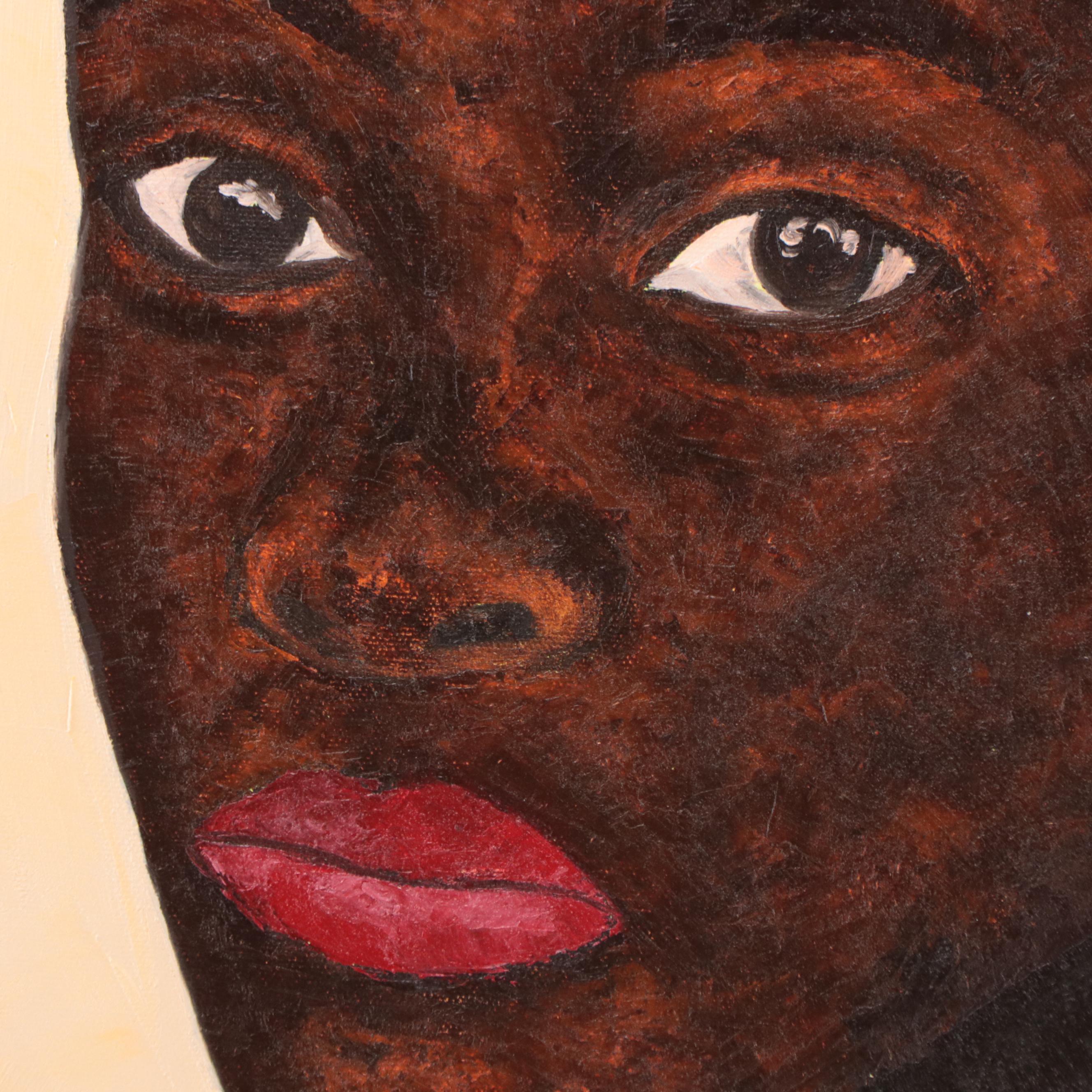 Oluwakemi Omowaire Oil Painting "Olori," 2023