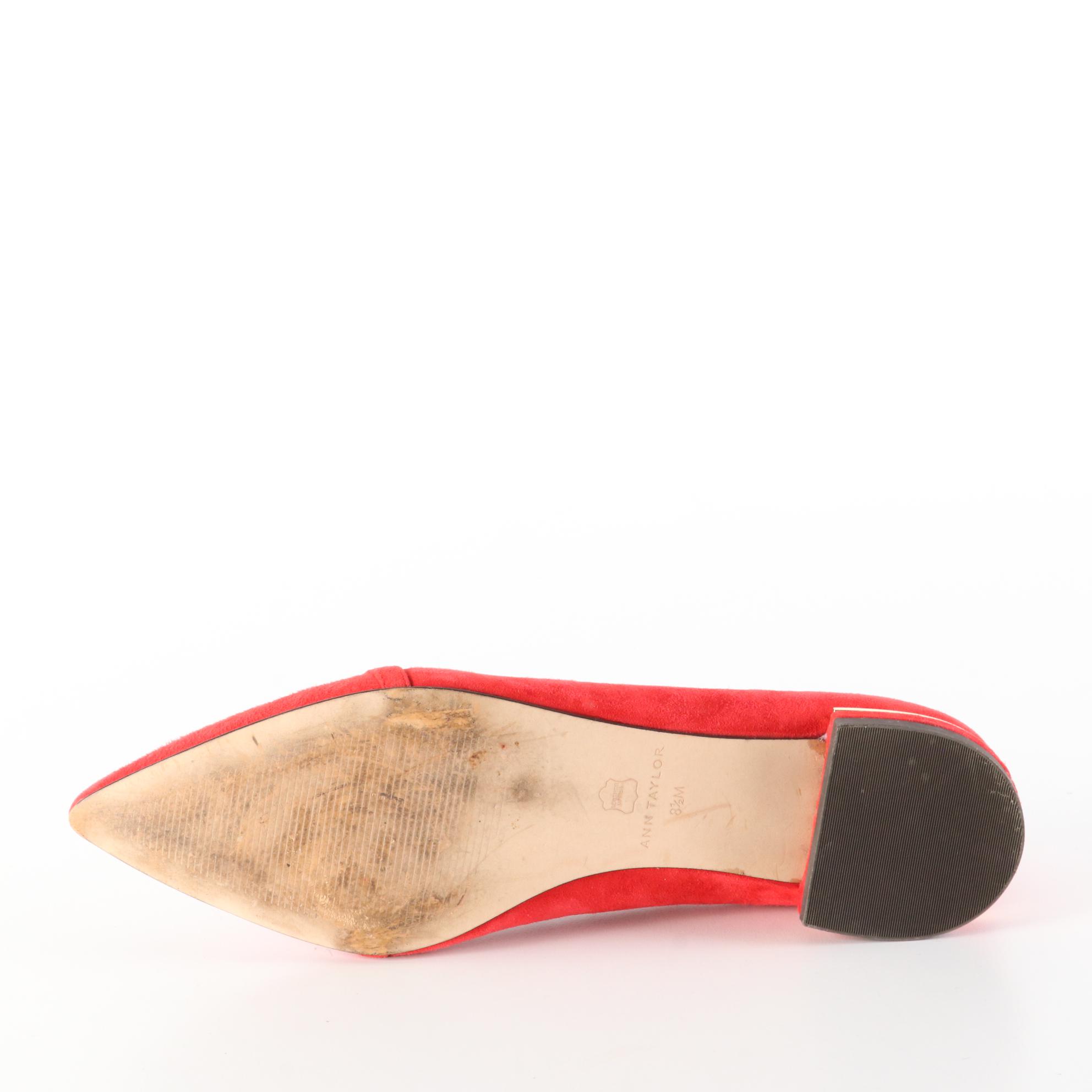 Stuart Weitzman Victorian Style Ankle Boots with Ann Taylor and Rampage Flats