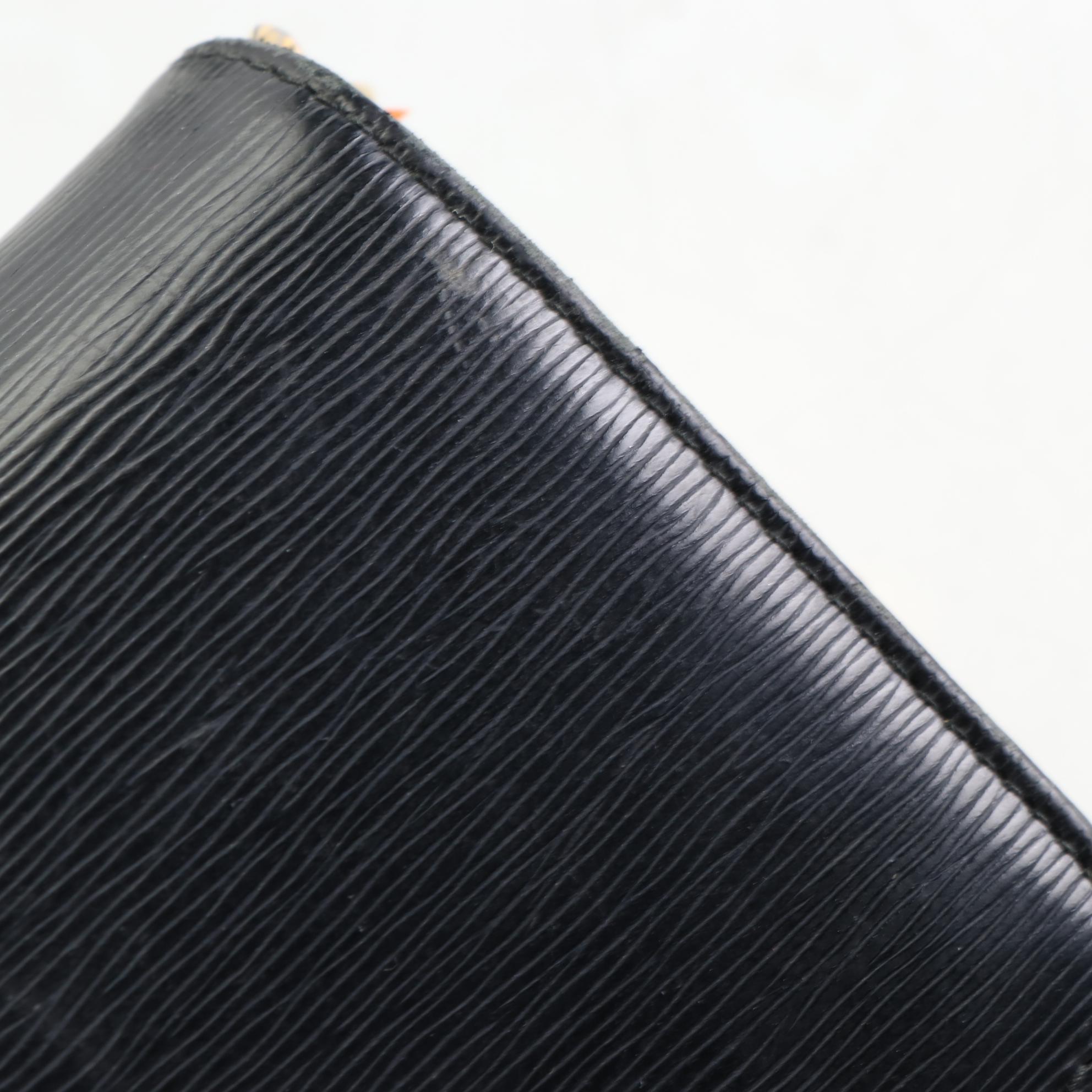 Prada Textured Leather Chain Strap Crossbody Wallet