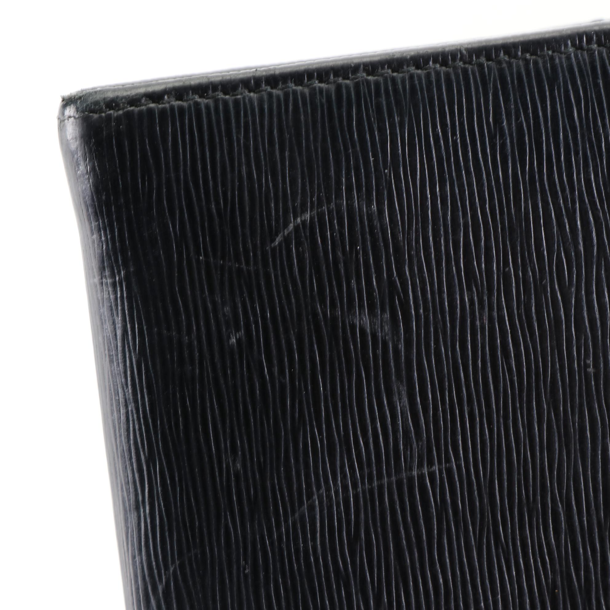 Prada Textured Leather Chain Strap Crossbody Wallet