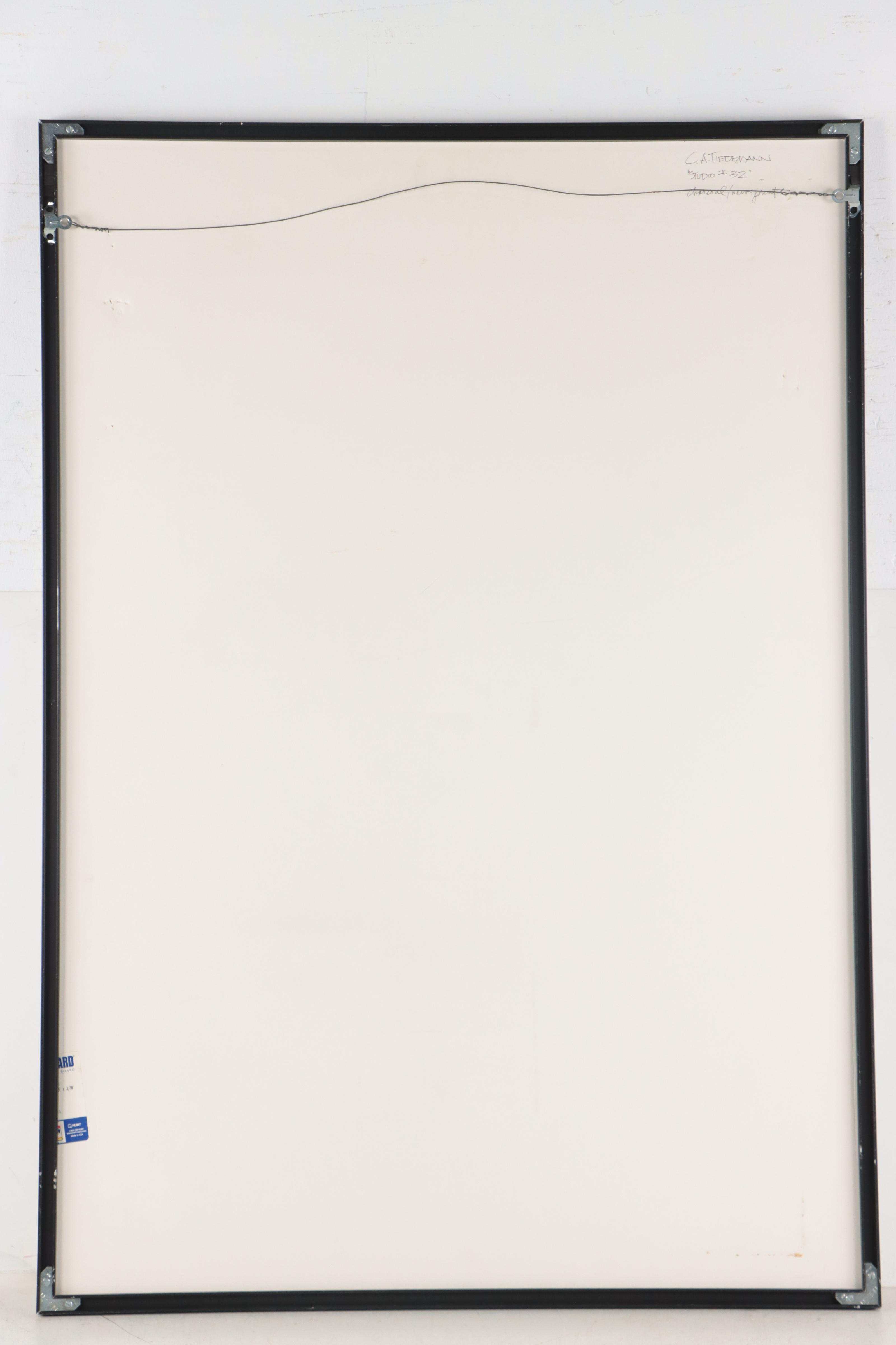 C. A. Tiedemann Charcoal Figure Drawing "Studio #32"