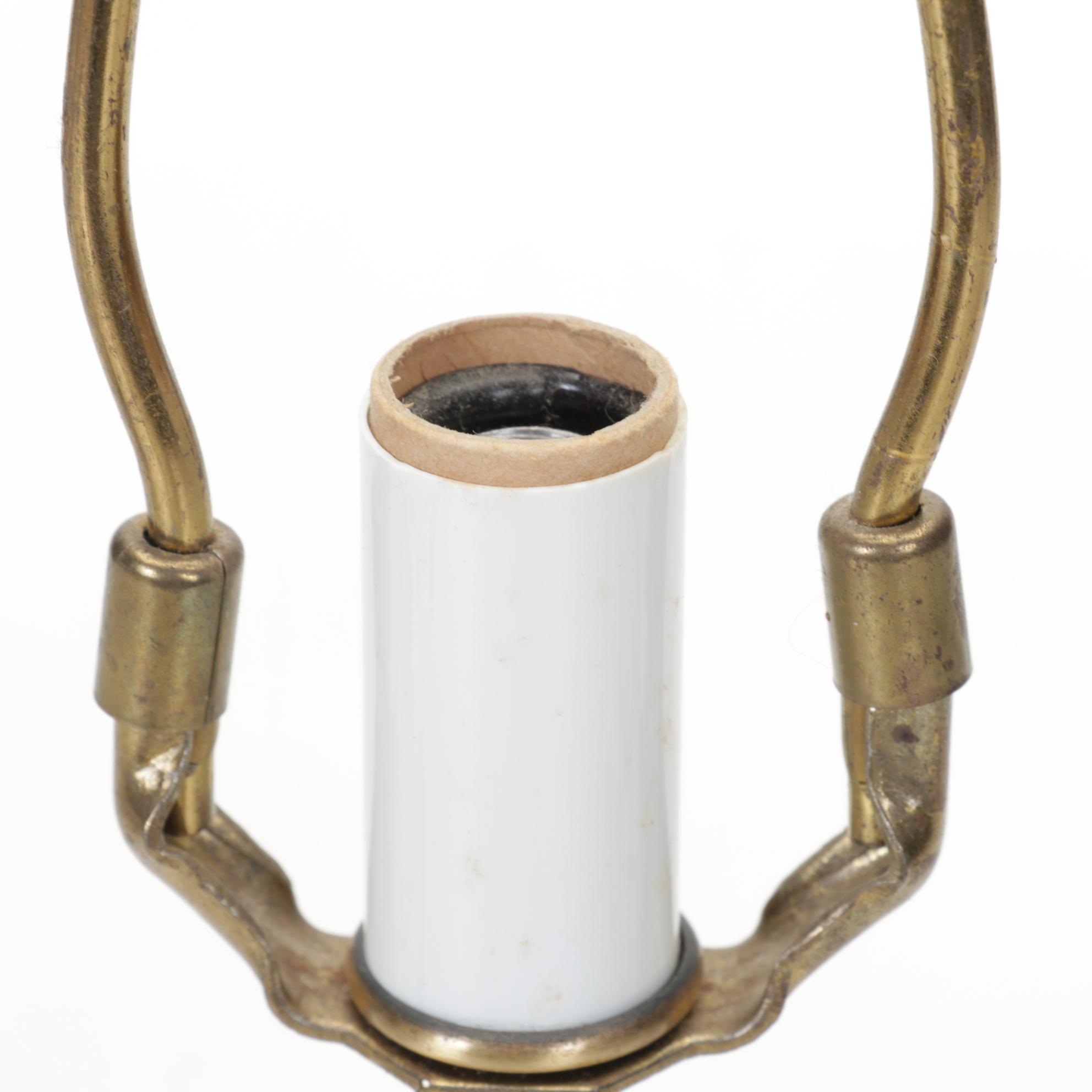 Spaniel Dog Bookend Table Lamp With Slag Glass Shade