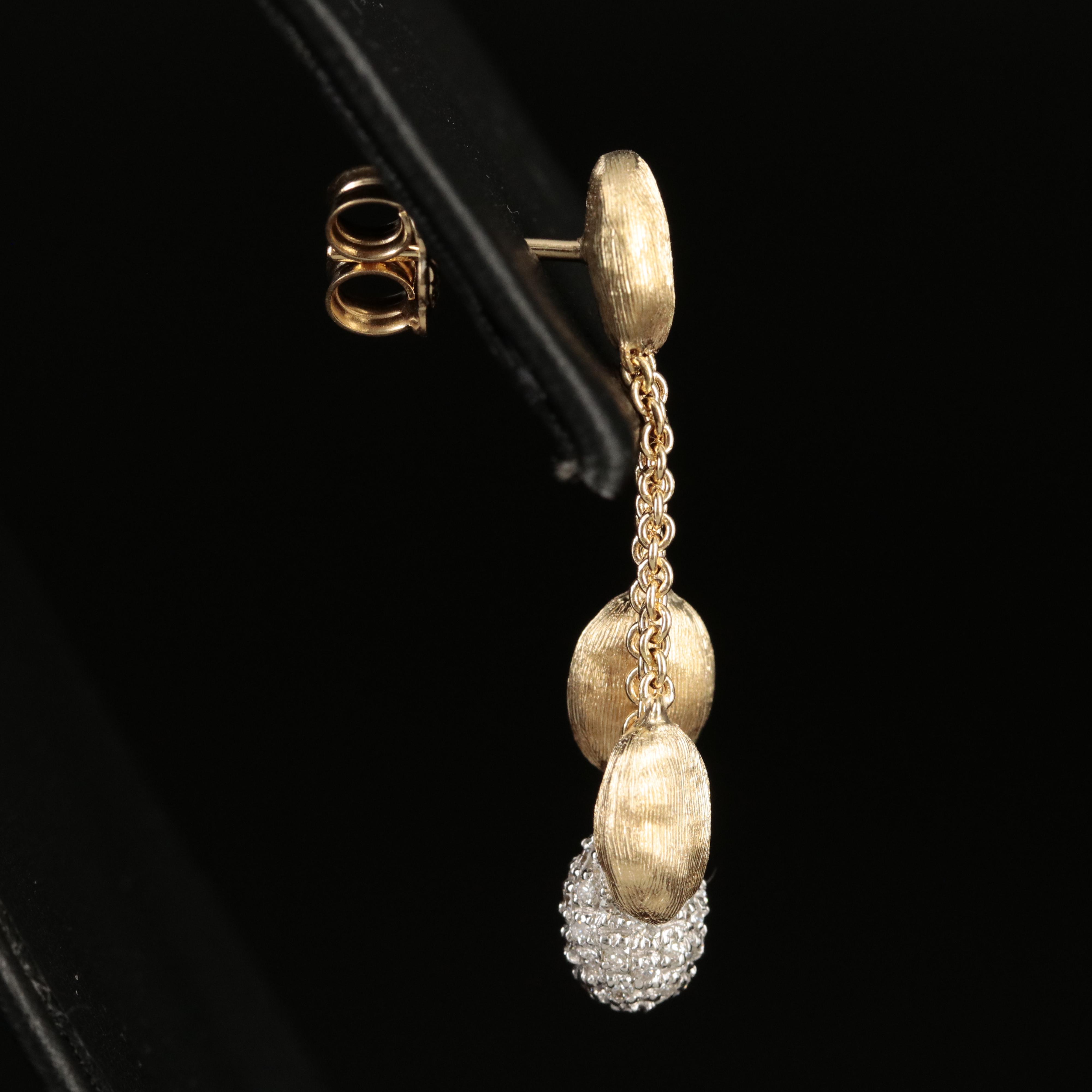 Marco Bicego "Siviglia" 18K 0.60 CTW Diamond Earrings